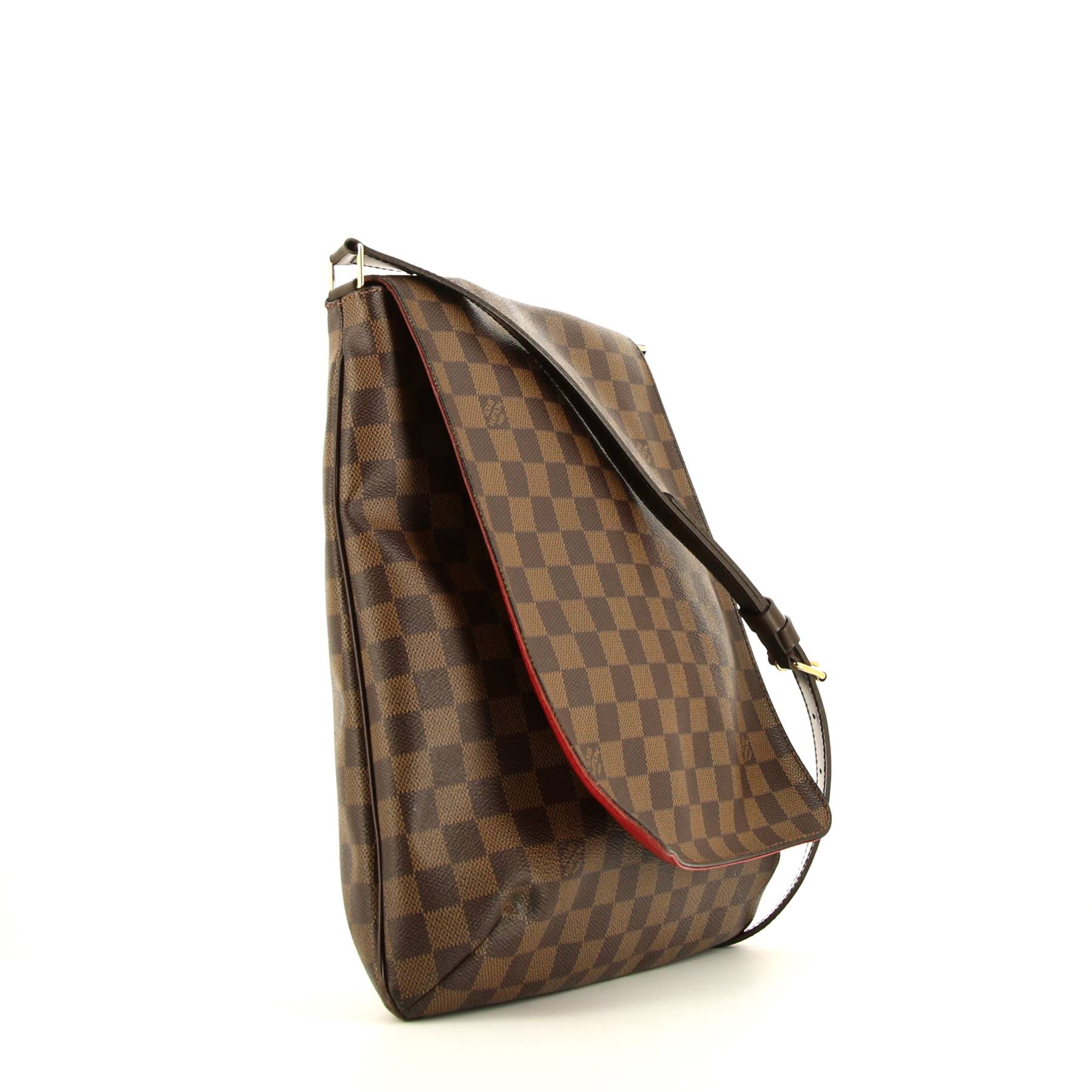 Louis Vuitton Musette shoulder bag in damier canvas and brown leather