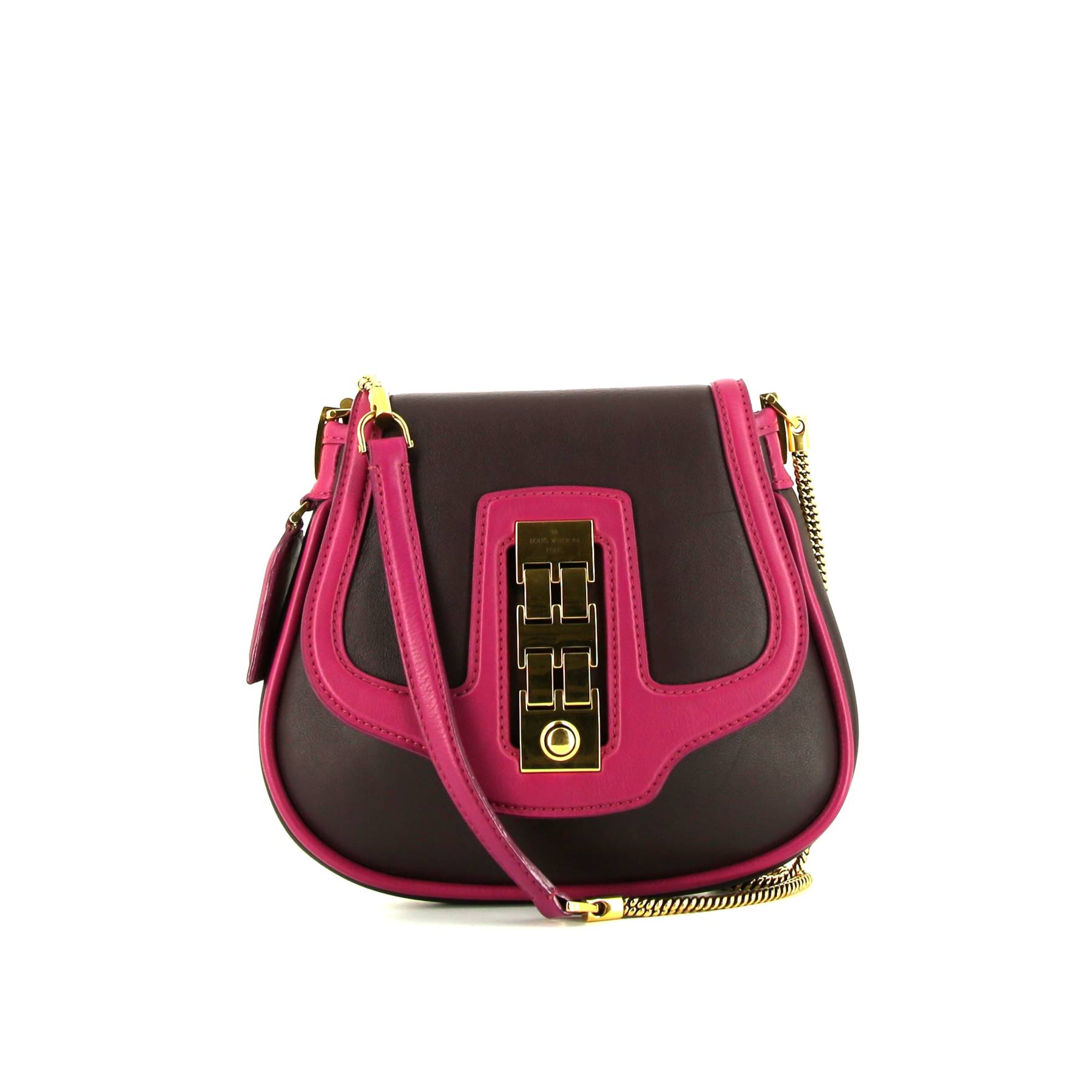 Shoulder Bag In Pink And Leather