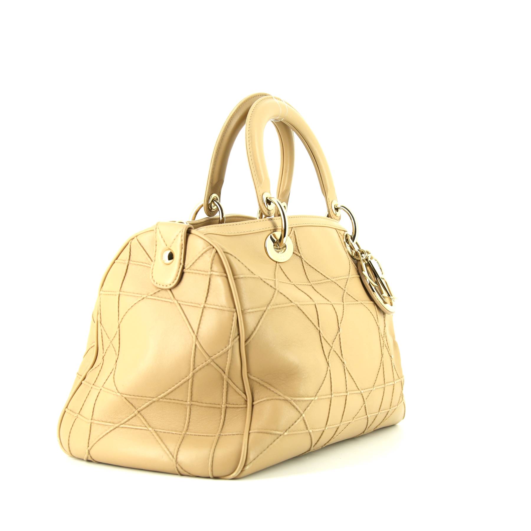 Dior  Granville handbag  in beige leather