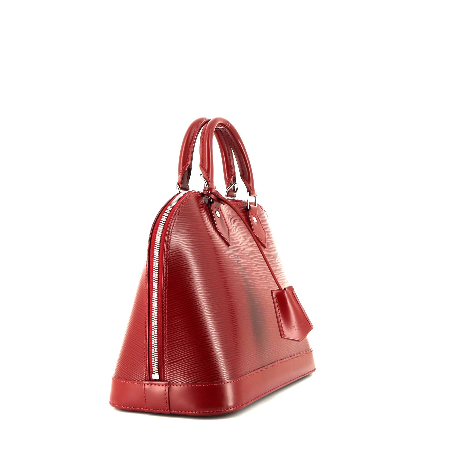Bolso de mano Louis Vuitton  Alma modelo pequeño  en cuero Epi rojo