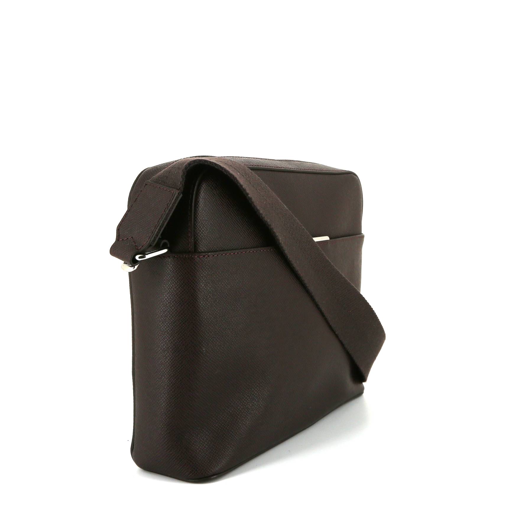 Louis Vuitton Anton shoulder bag in brown taiga leather