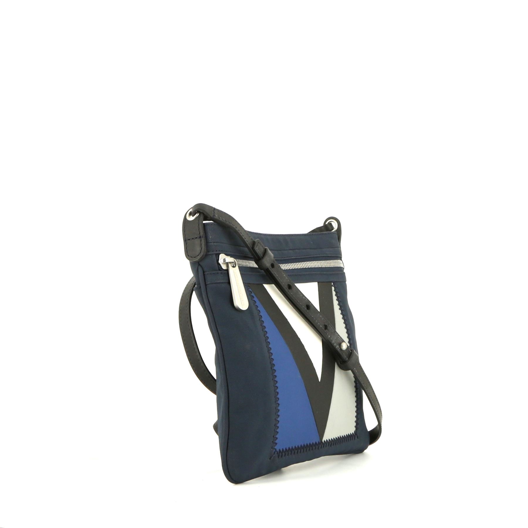 Louis Vuitton  Genois shoulder bag  in navy blue canvas