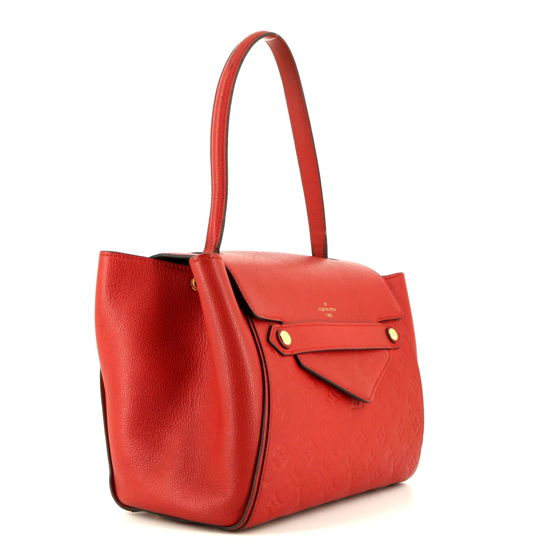 Sac à main Louis Vuitton Trocadéro en cuir monogram rouge
