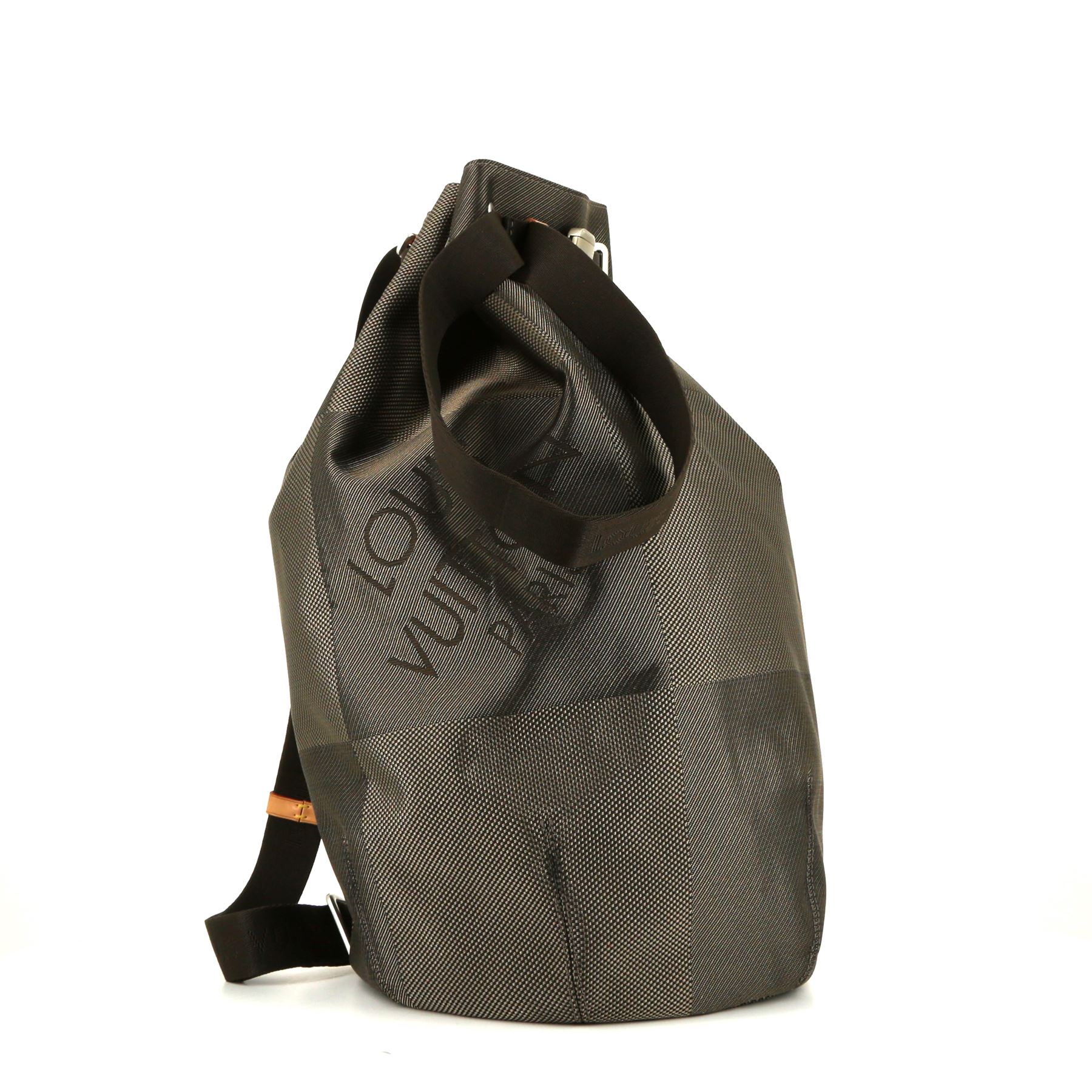 Louis Vuitton Geant Matero backpack in grey canvas