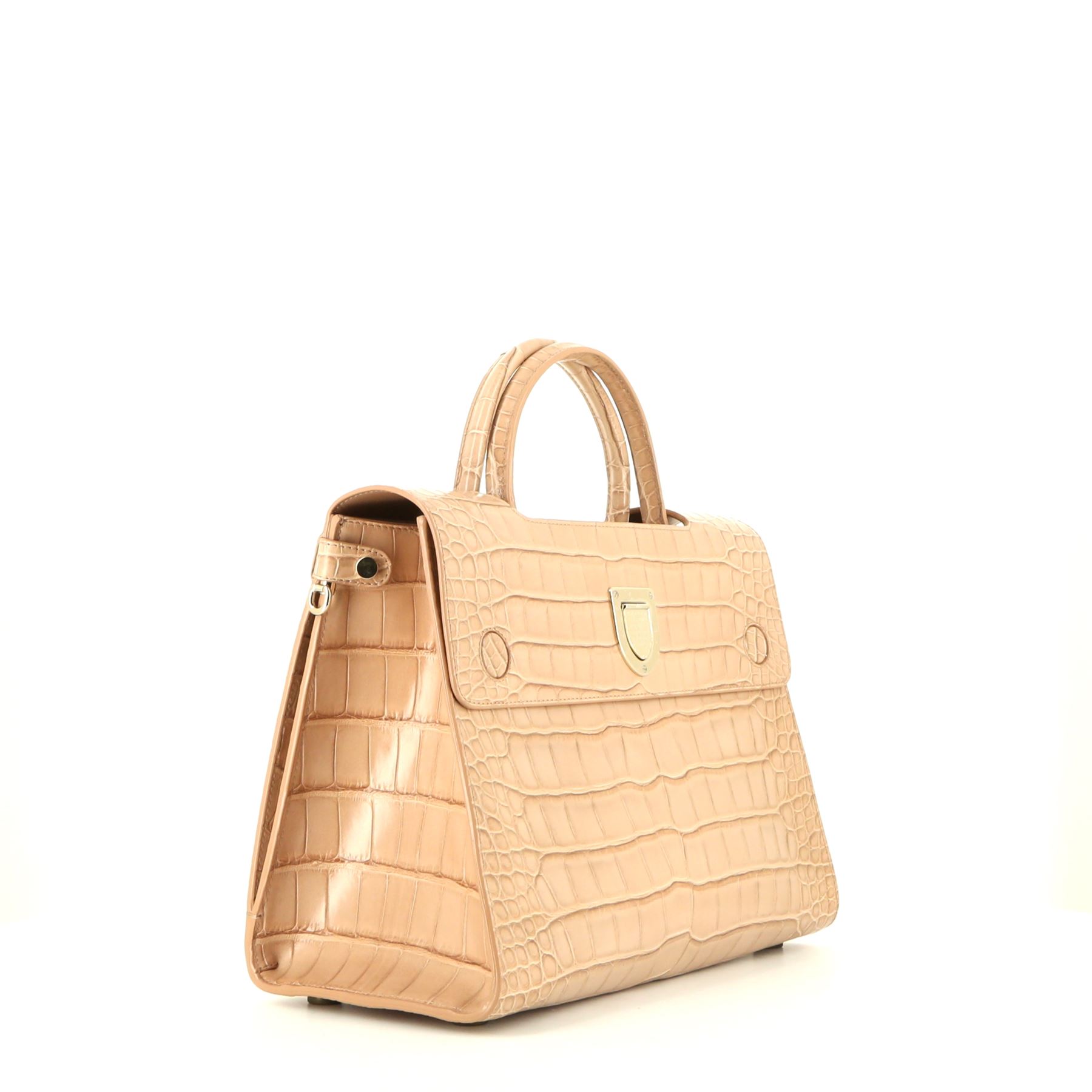 Dior  Diorever handbag  in pink alligator