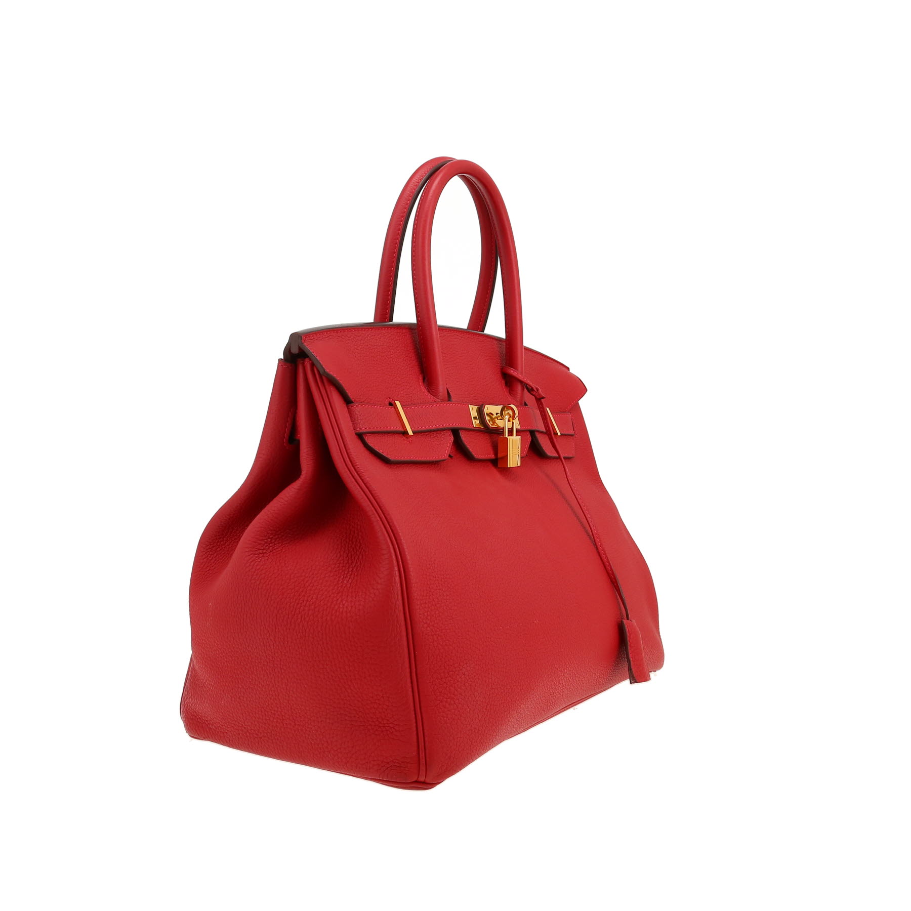 Hermès  Birkin 35 cm handbag  in red Casaque togo leather
