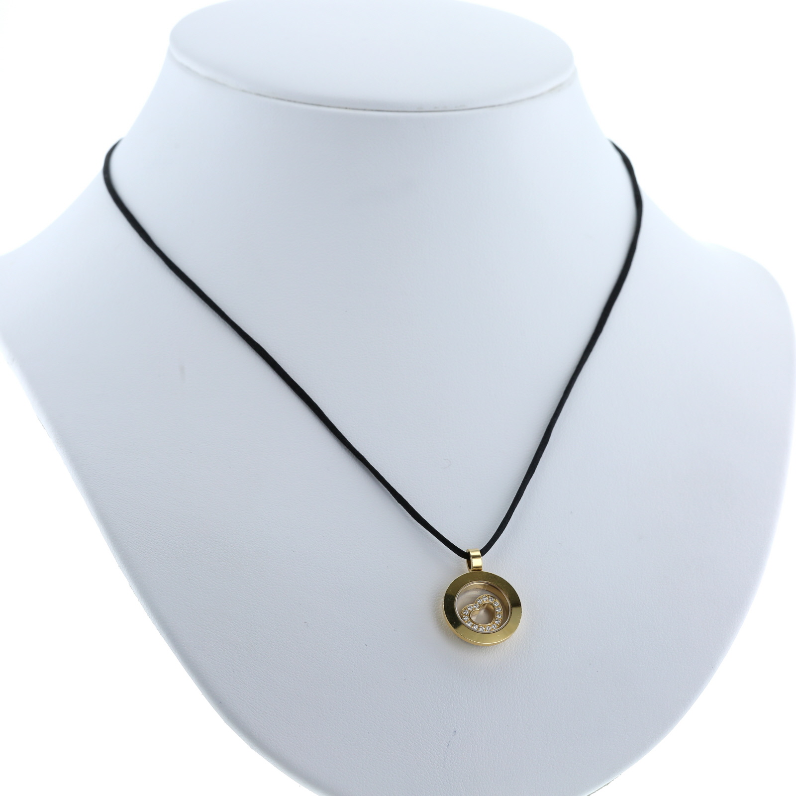 Colgante Chopard Happy Spirit en oro amarillo y diamantes