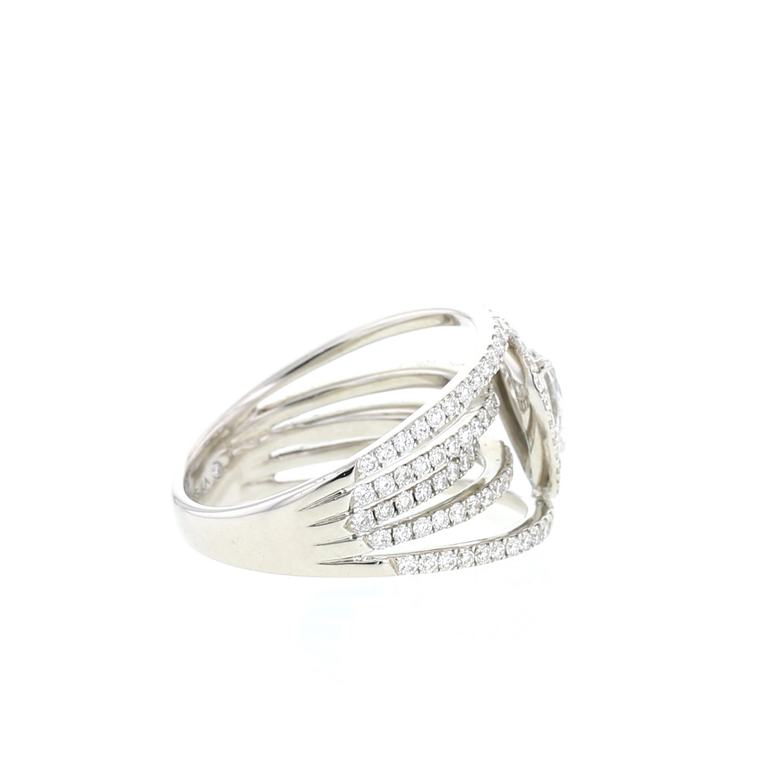 Bague Messika en or blanc et diamants