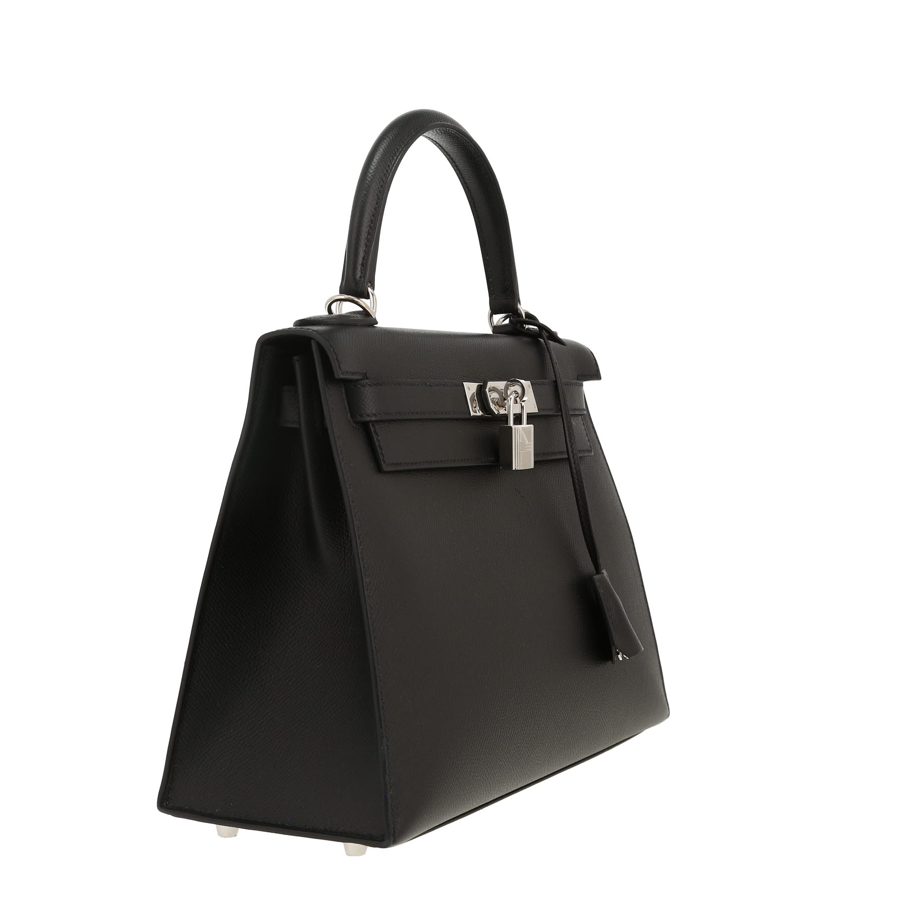 Hermès  Kelly 28 cm handbag  in black epsom leather