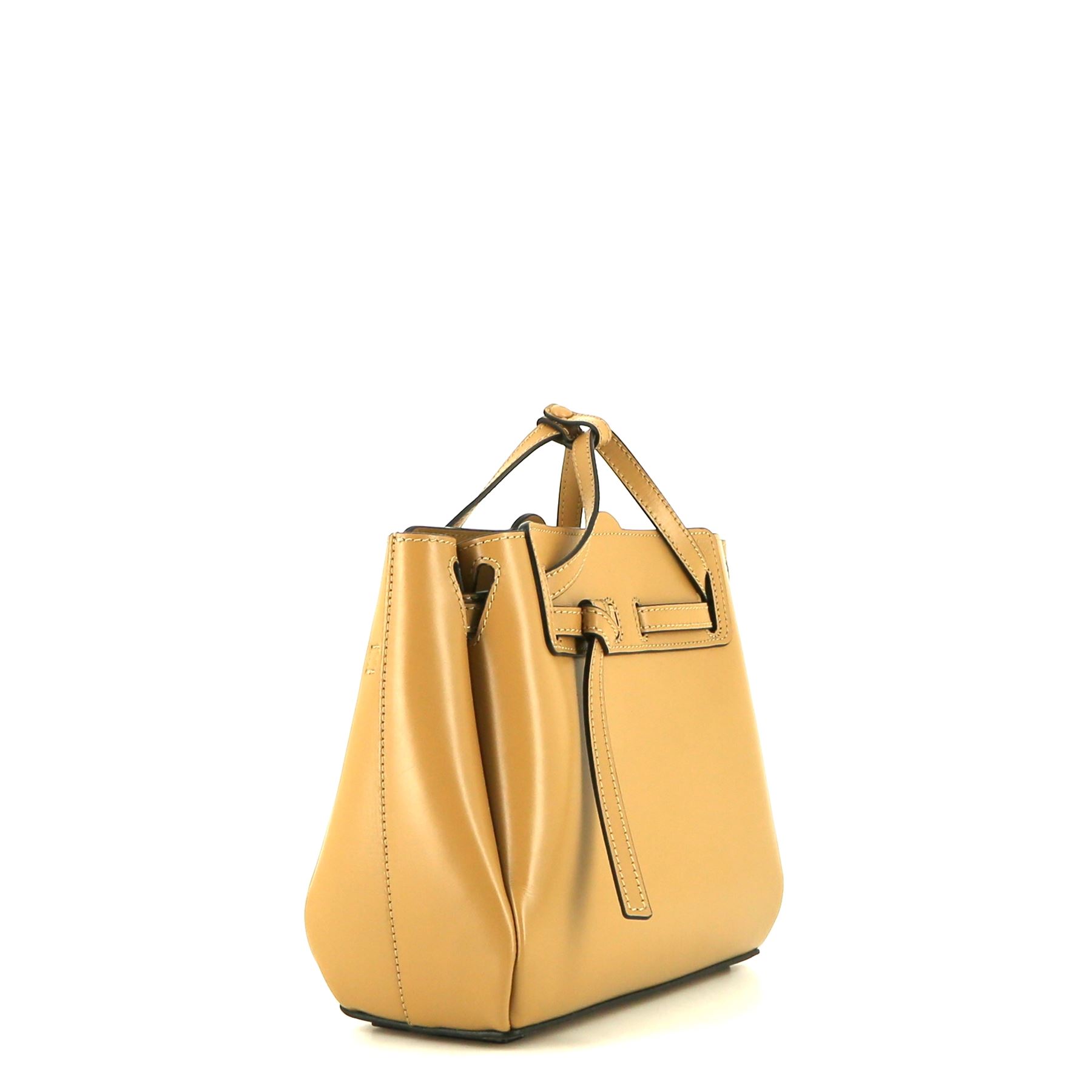 Borsa Loewe Lazo mini in pelle liscia beige