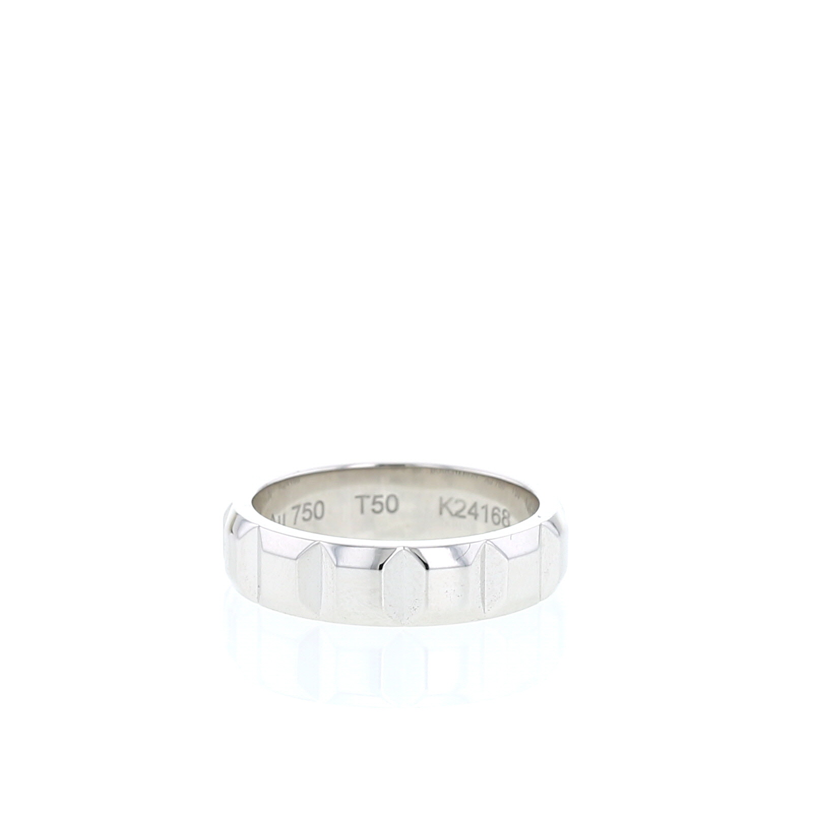 Boucheron Clou de Paris ring in white gold