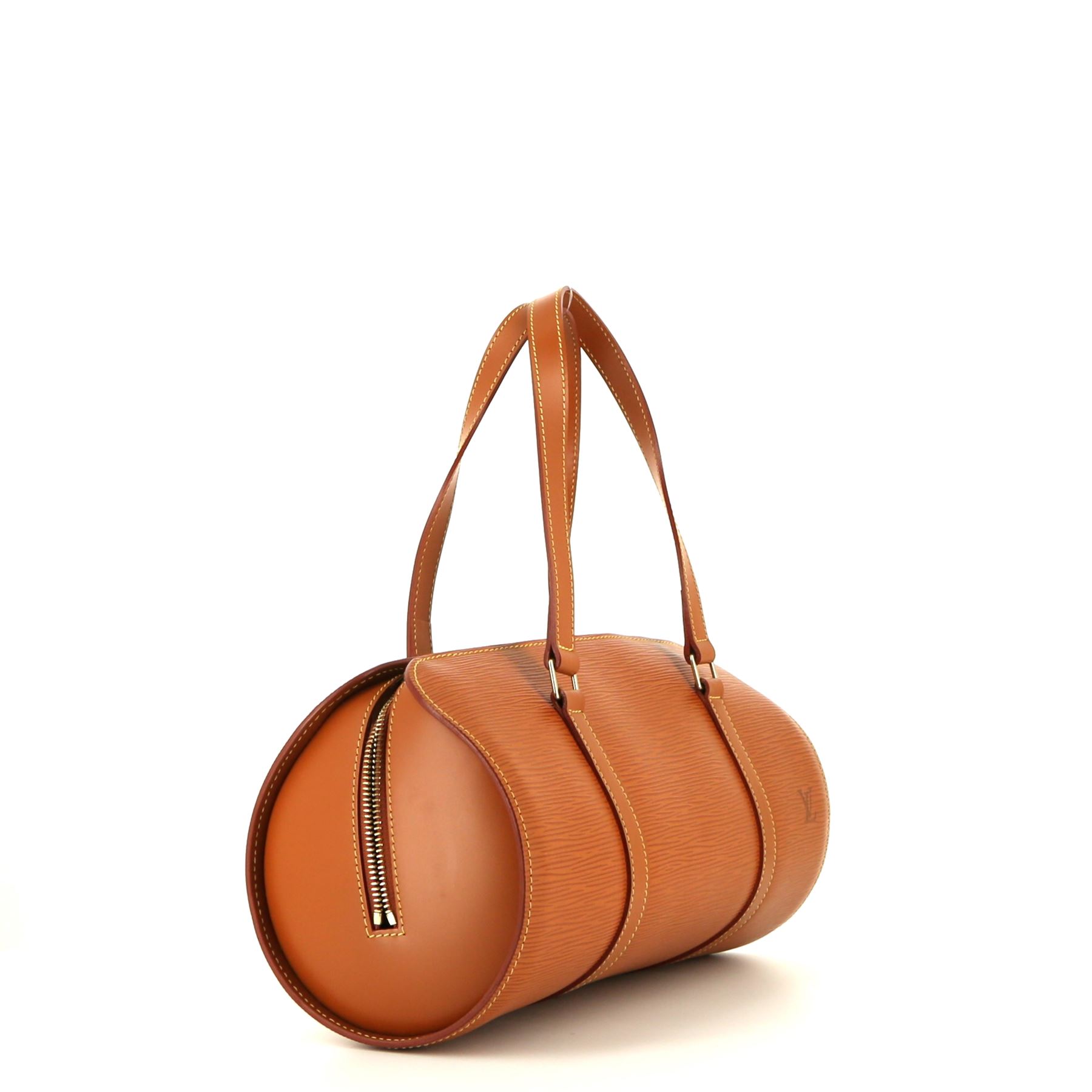Sac à main Louis Vuitton Soufflot en cuir épi gold