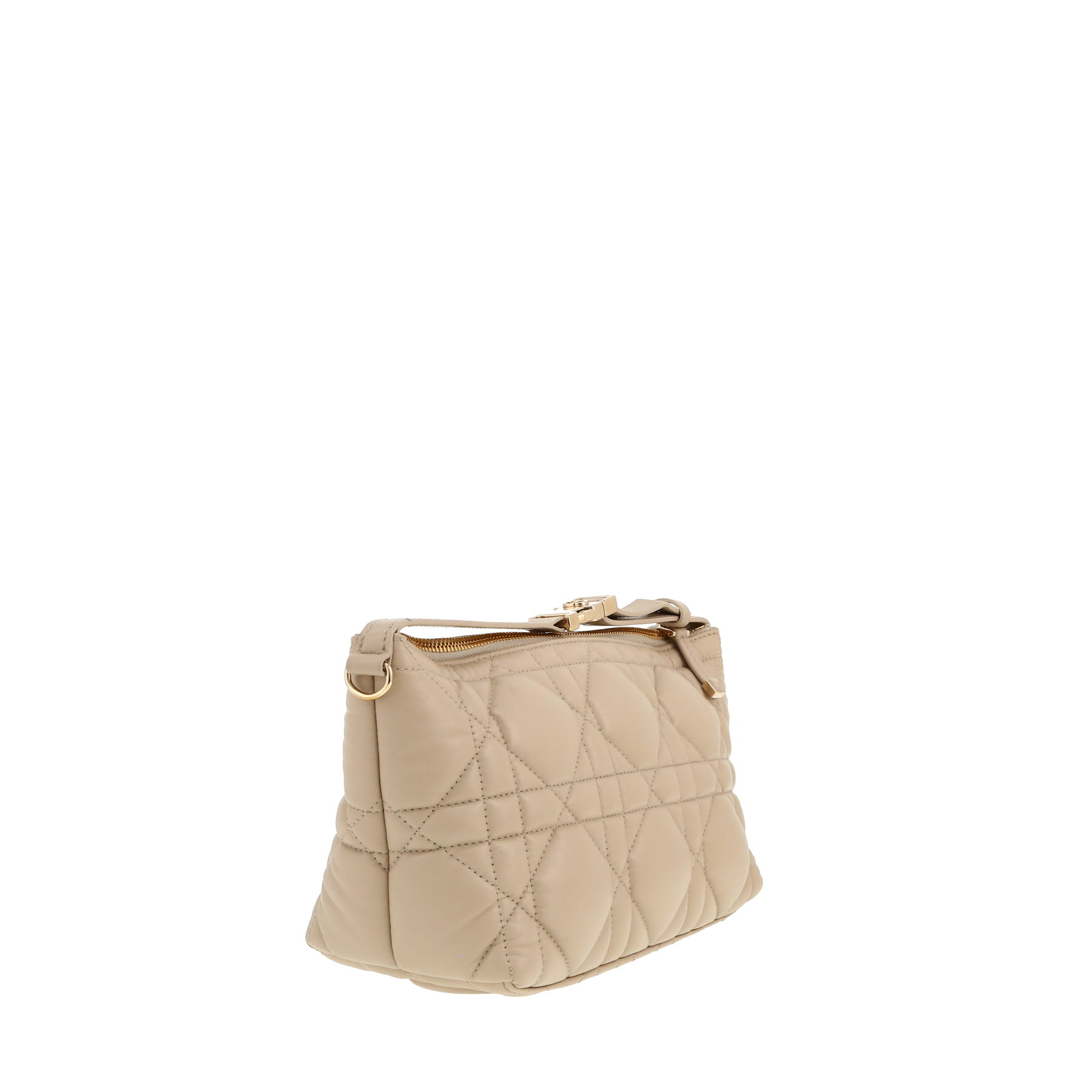 Dior  Nomad handbag/clutch  in beige leather cannage