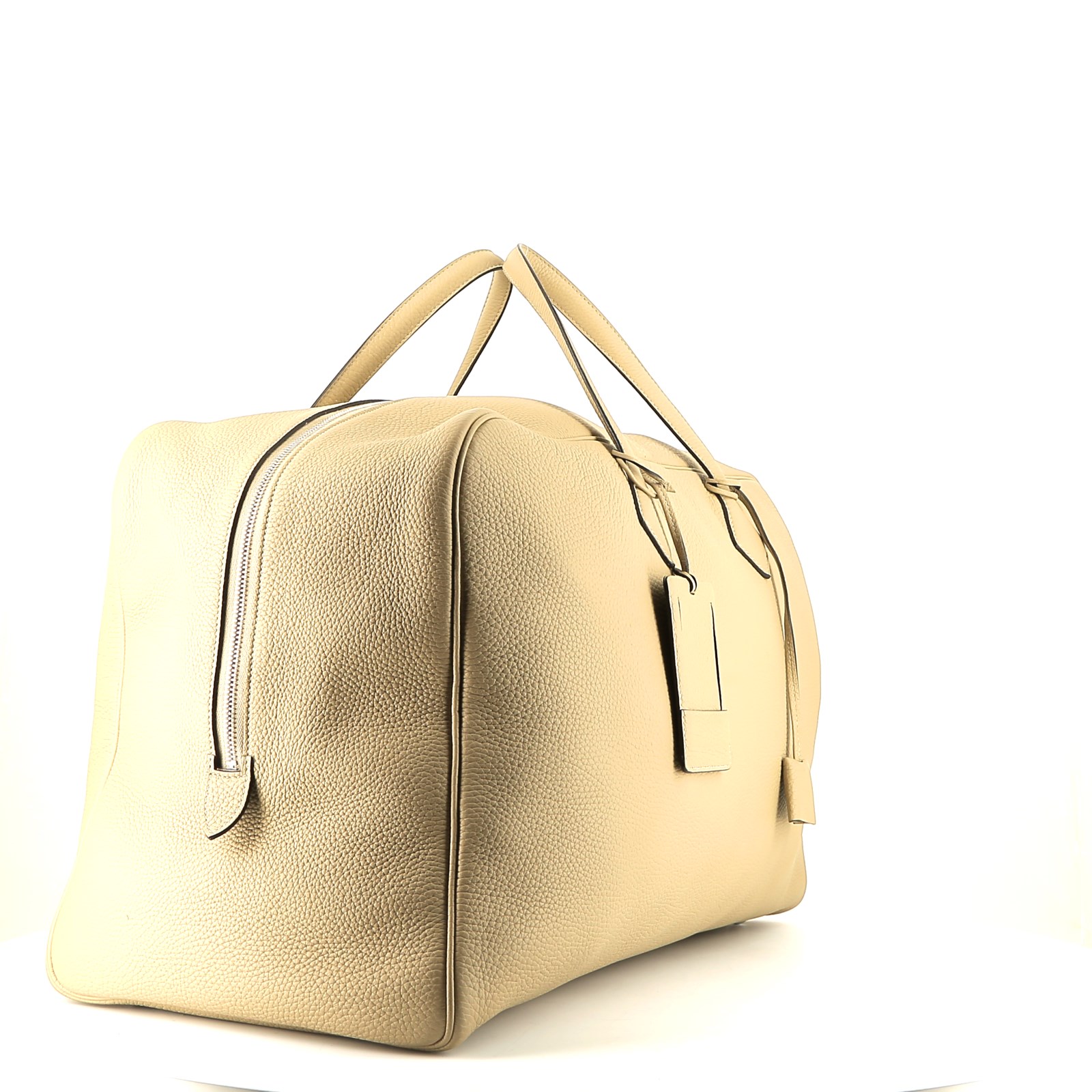 Borsa da viaggio Hermès  Victoria in pelle taurillon clemence beige