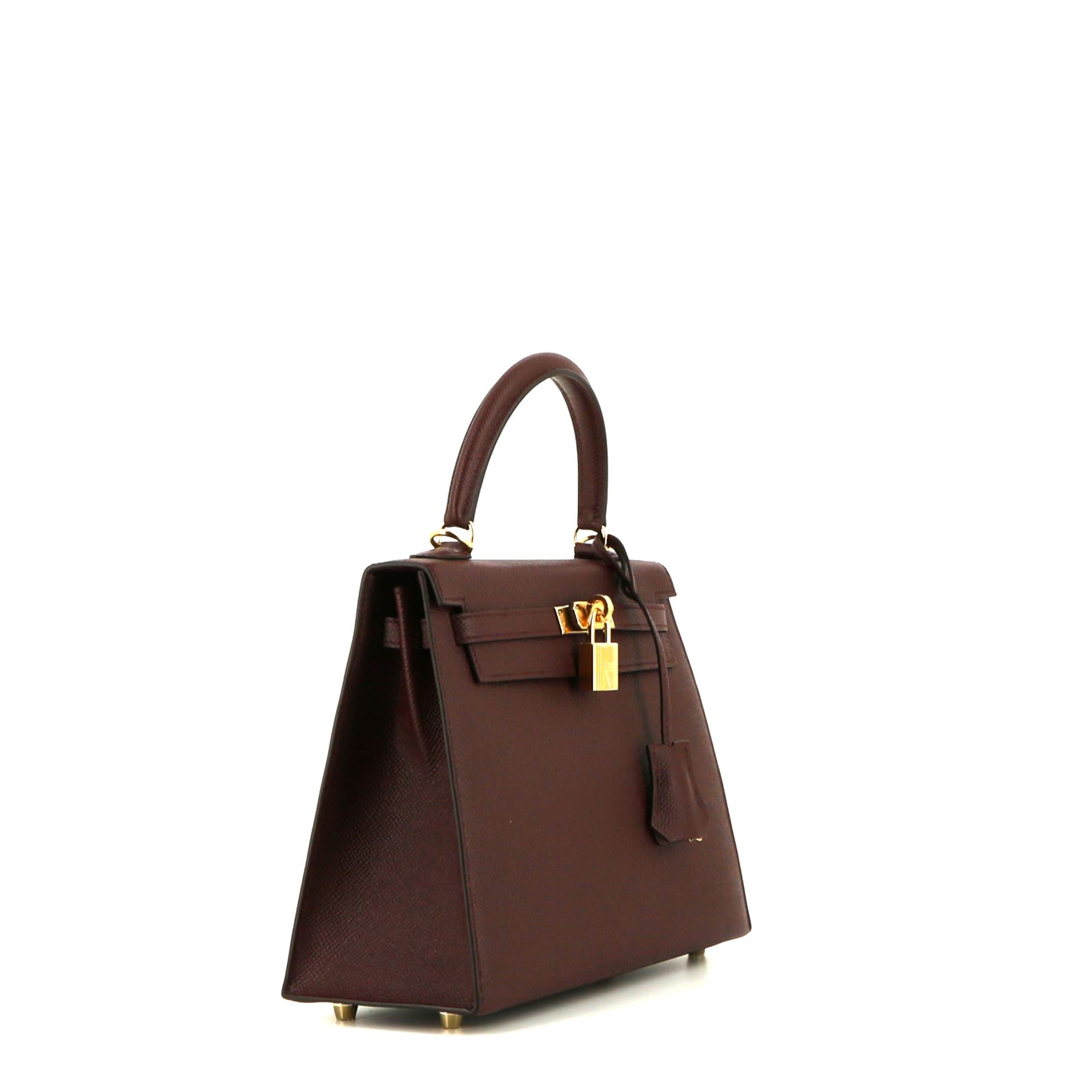 Borsa Hermes Kelly 25 cm in pelle Epsom rosso H