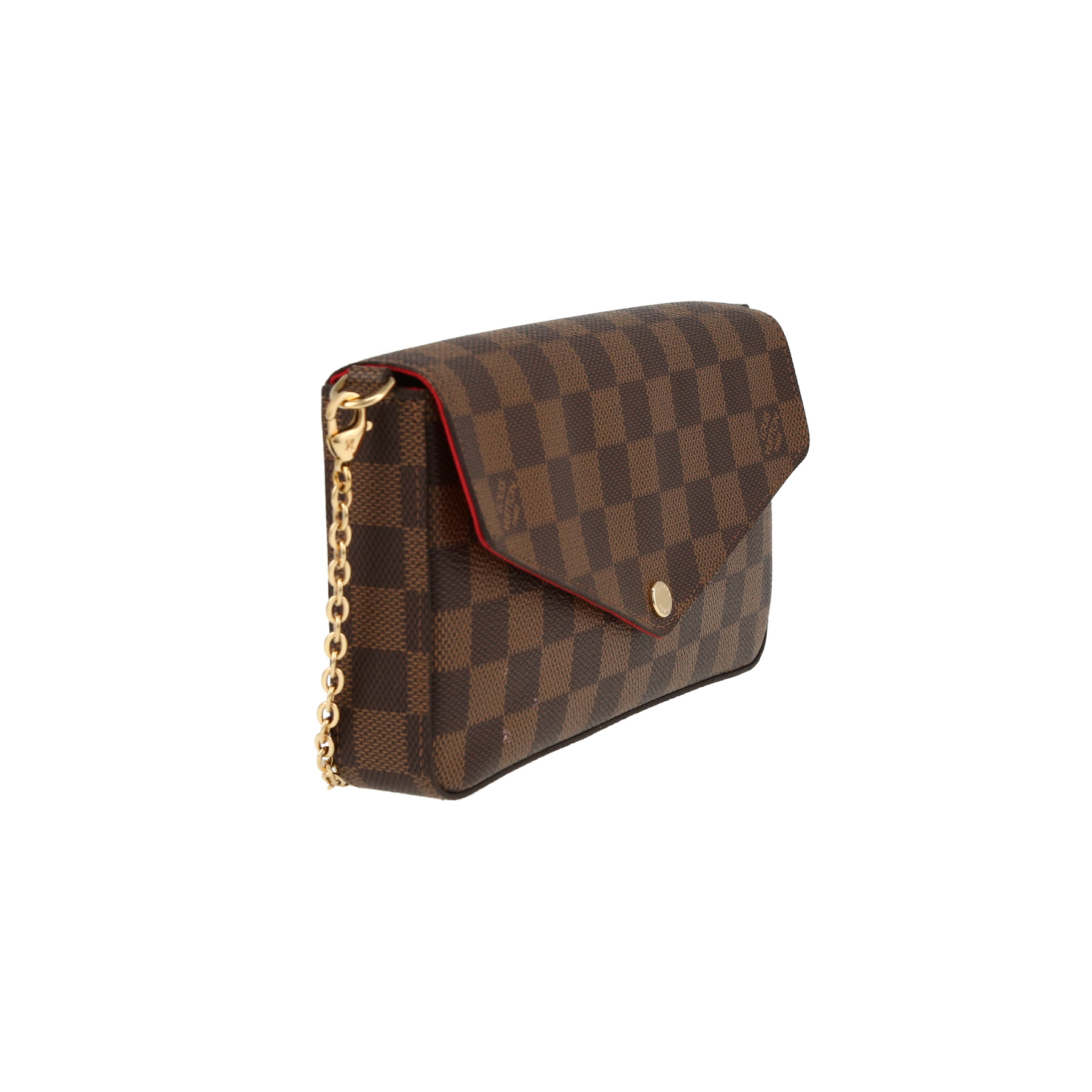 Borsa a tracolla Louis Vuitton  Félicie in tela a scacchi ebana