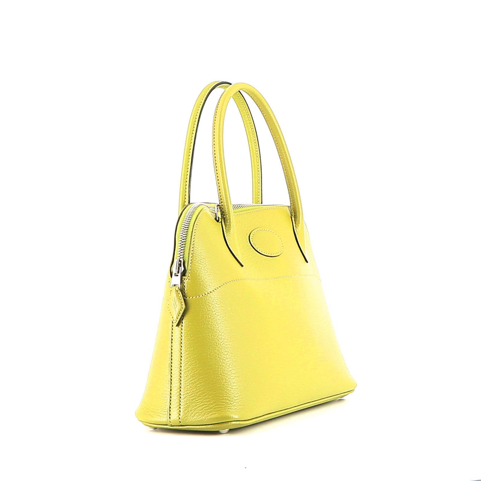 Borsa a tracolla Hermès Bolide 27 cm in capra verde anice