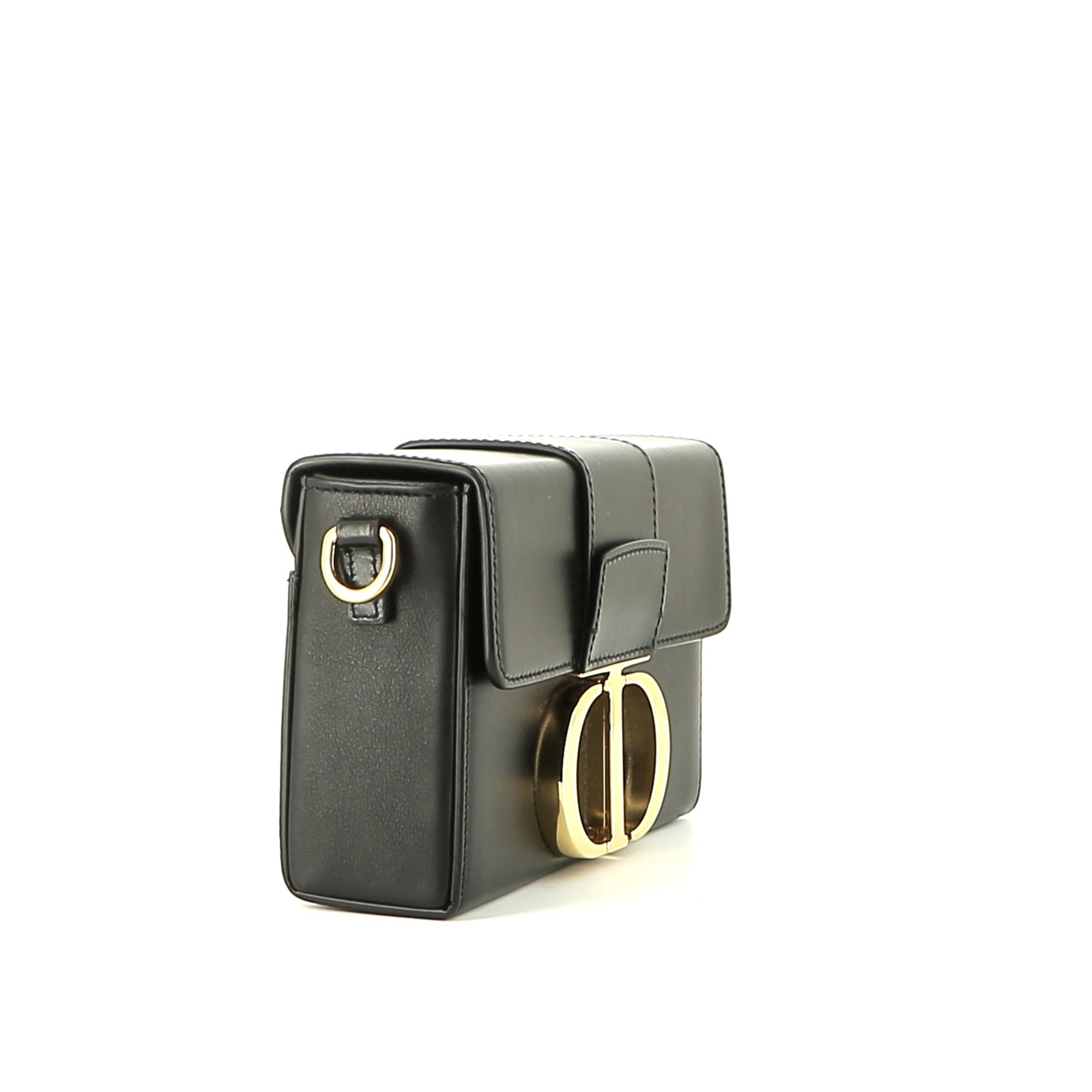 Dior  30 Montaigne shoulder bag  in black leather