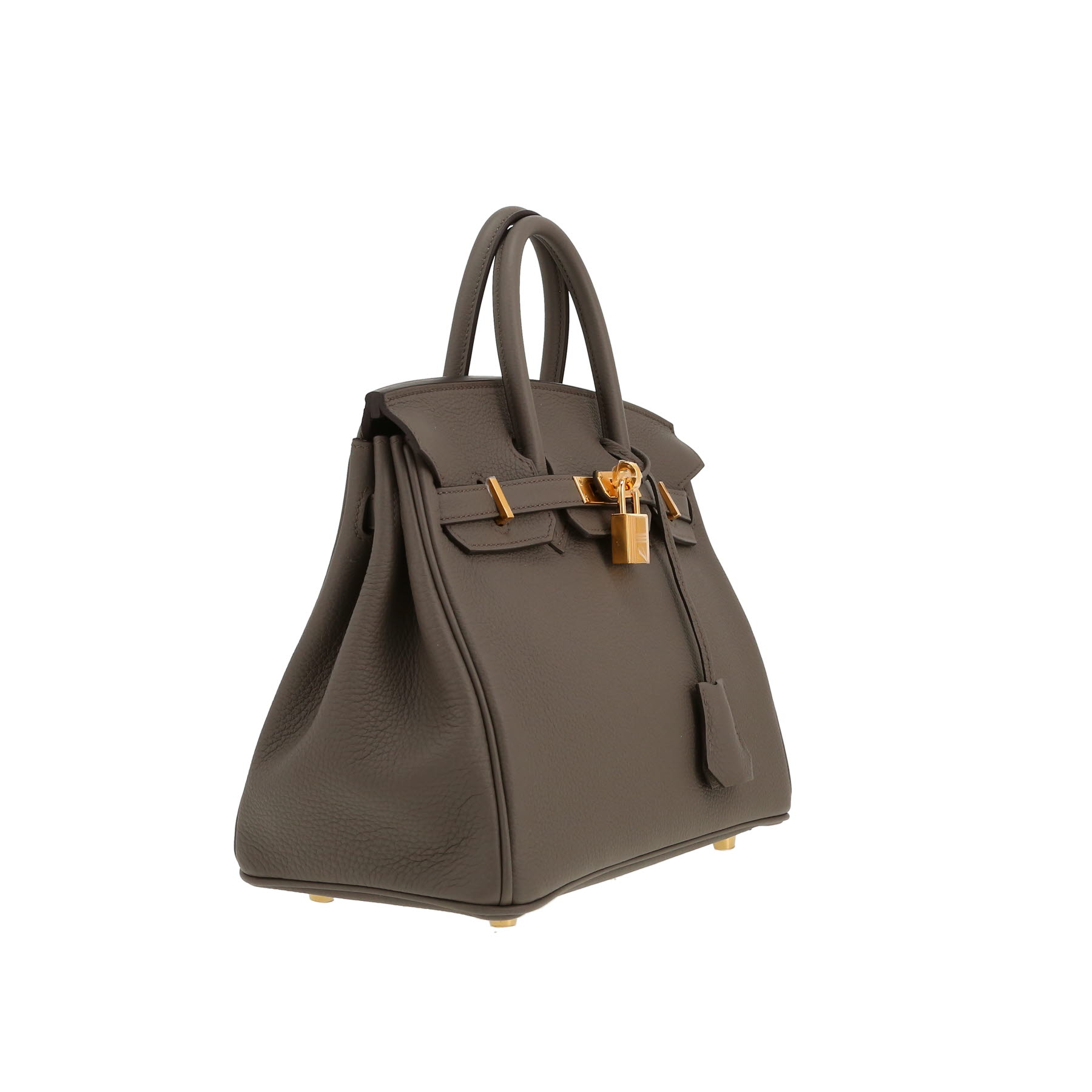 Hermès  Birkin 25 cm handbag  in grey togo leather