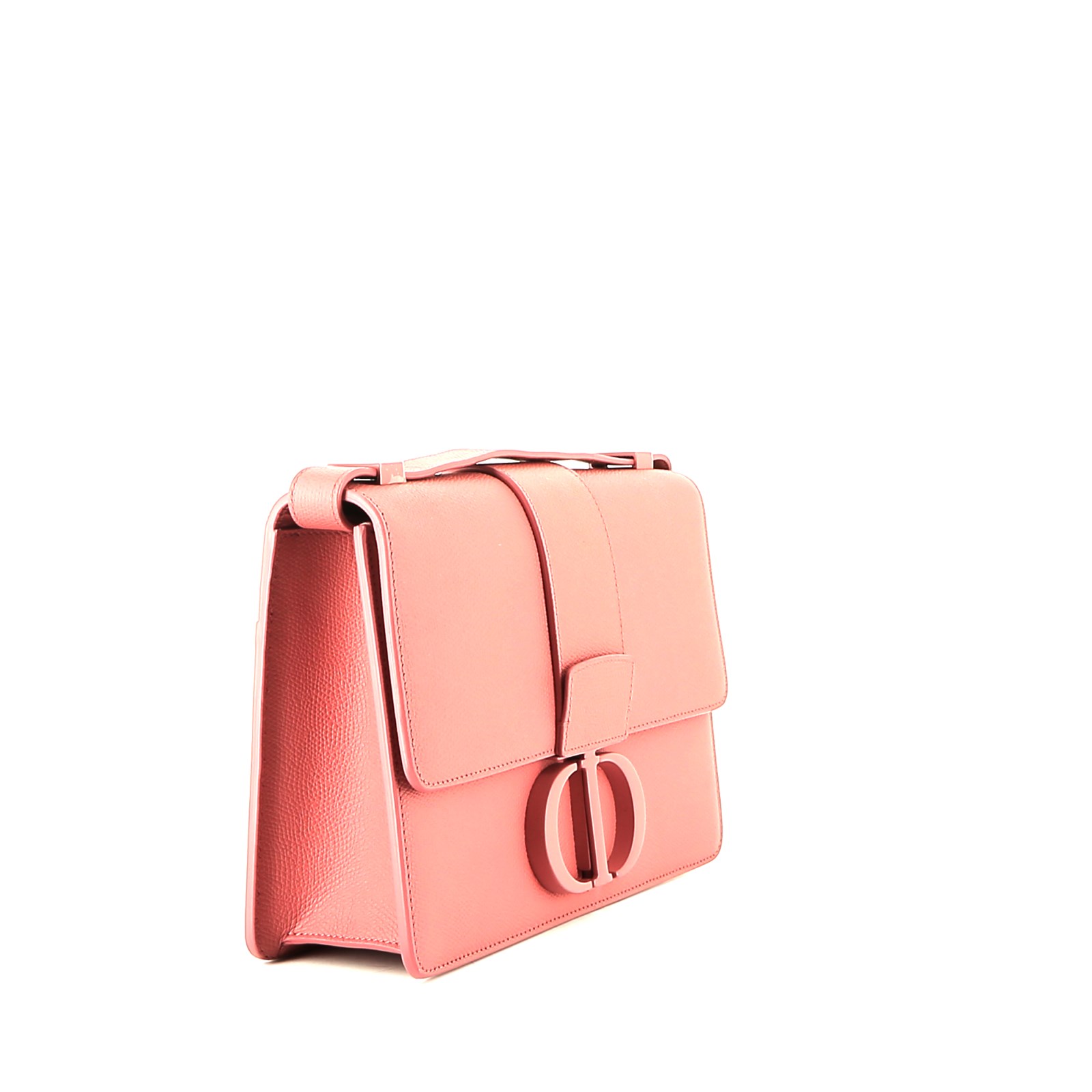 Dior  30 Montaigne shoulder bag  in pink grained leather