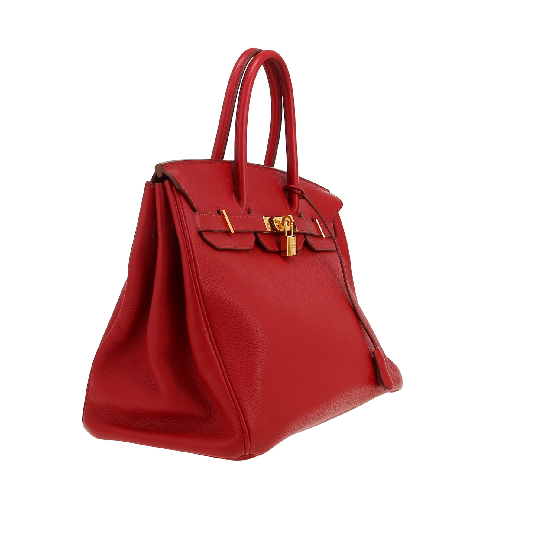 Hermès  Birkin 35 cm handbag  in red togo leather