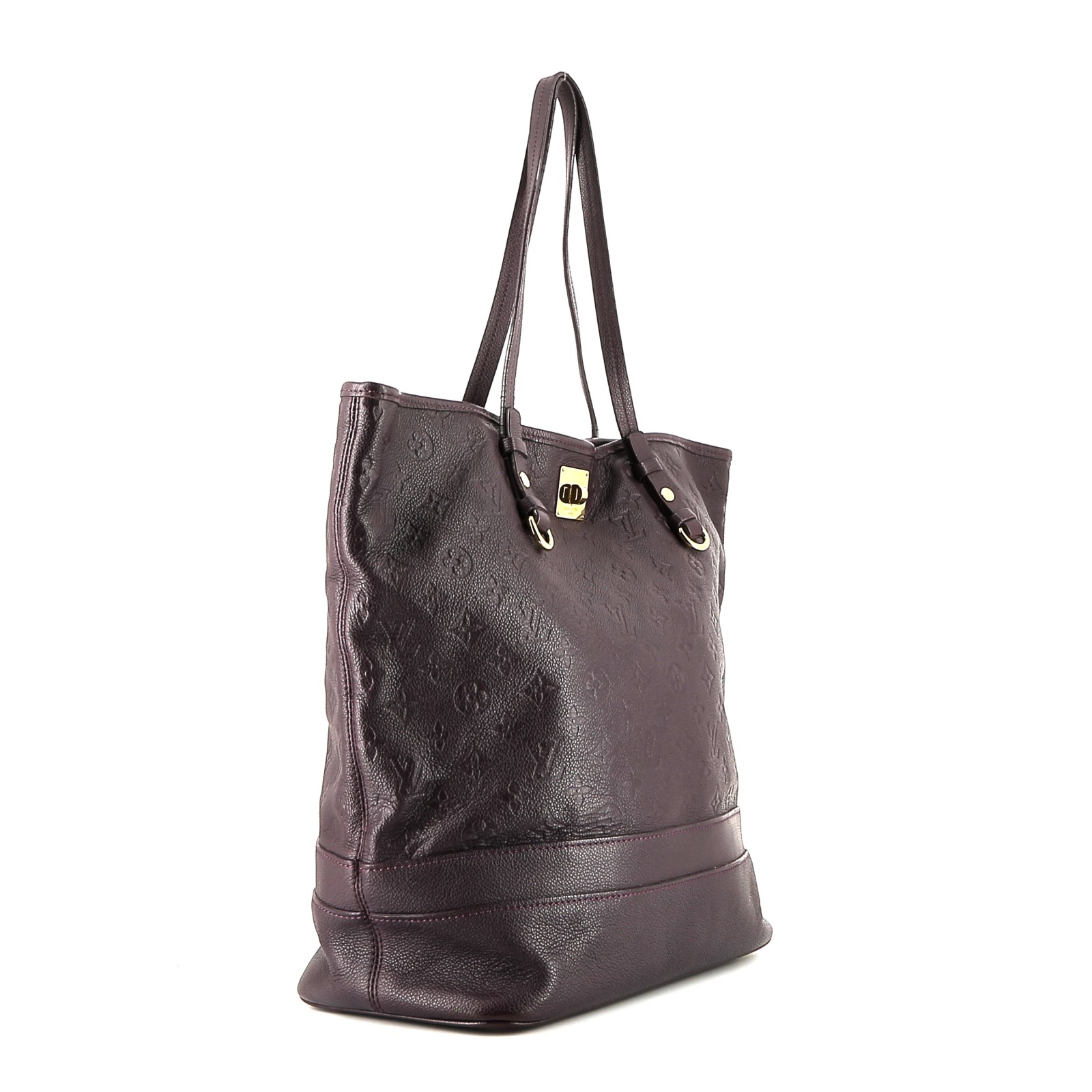 Bolso Cabás Louis Vuitton Citadines en cuero Monogram color berenjena