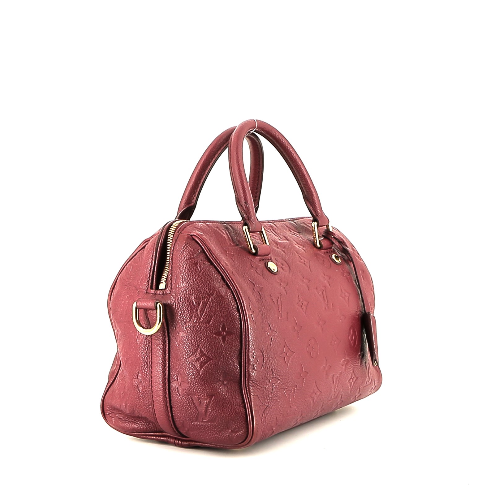 Louis Vuitton  Speedy 25 handbag  in raspberry pink empreinte monogram leather