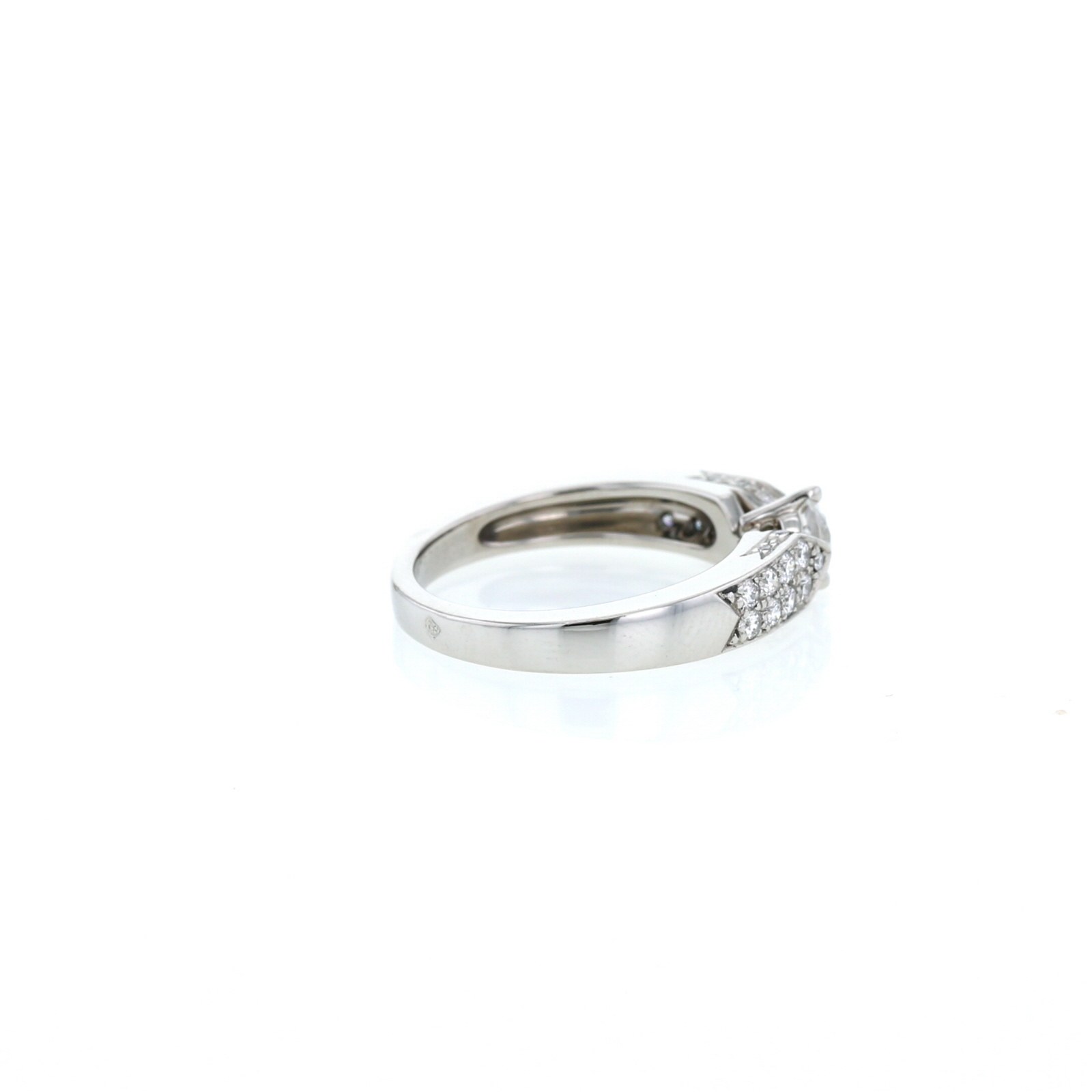 Bague Chaumet Plume en platine et diamants