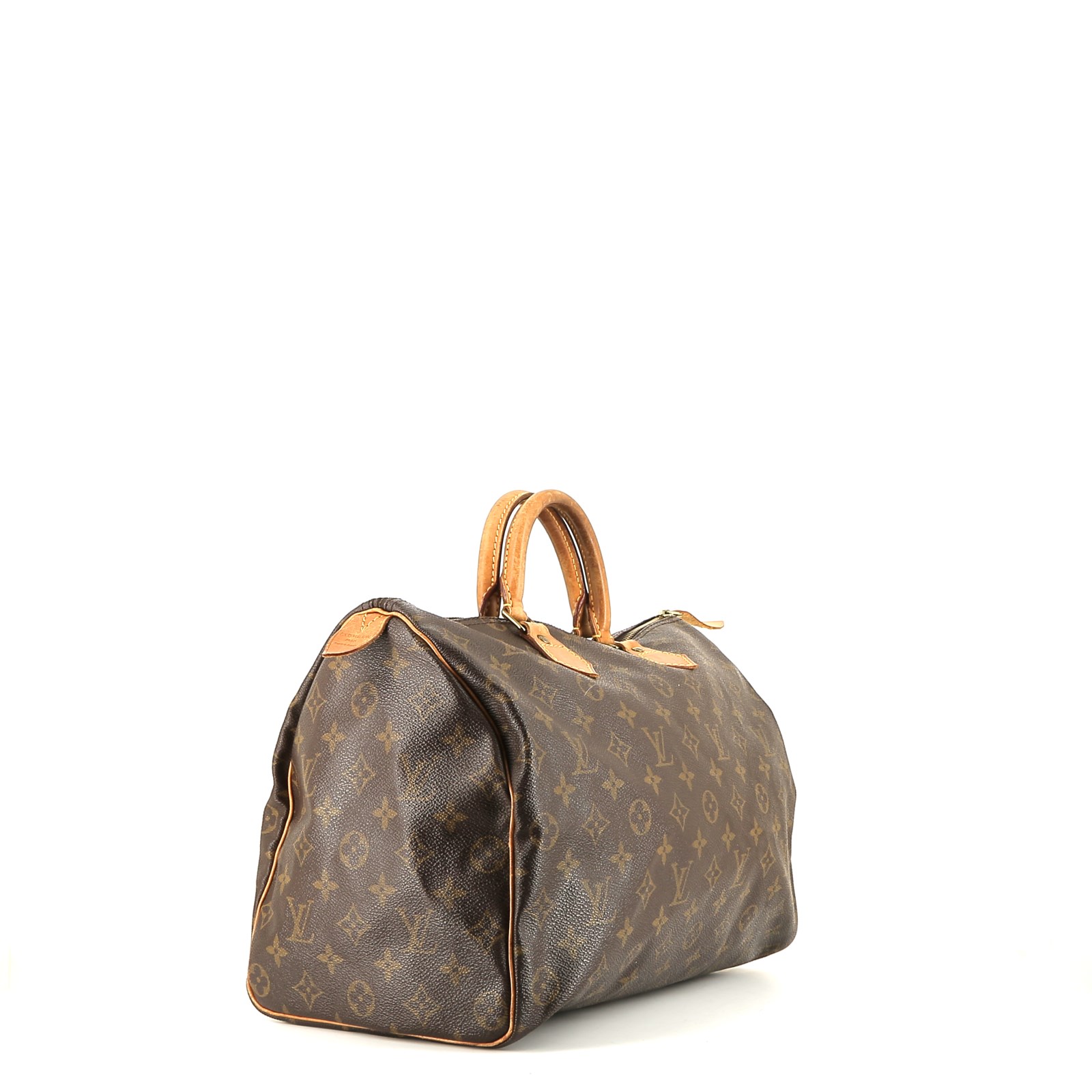 Sac à main Louis Vuitton  Speedy 35 en toile monogram et cuir naturel