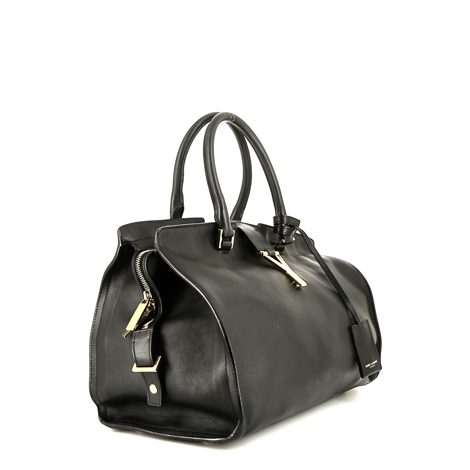 Saint Laurent  Chyc handbag  in black leather