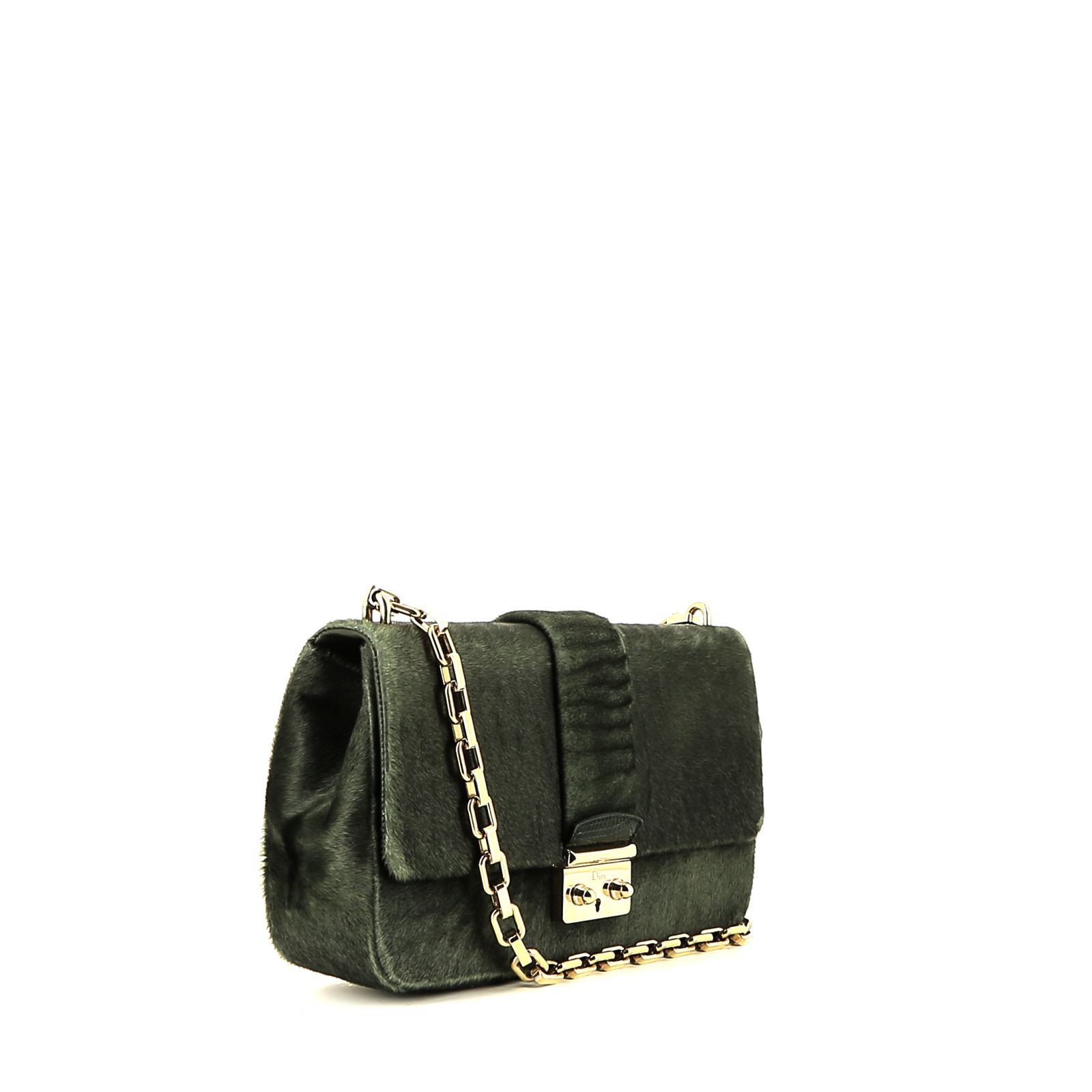 Dior  Promenade handbag  in green foal