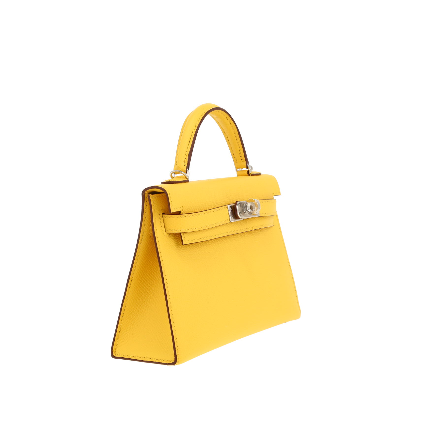 Hermès  Kelly 20 cm handbag  in yellow epsom leather