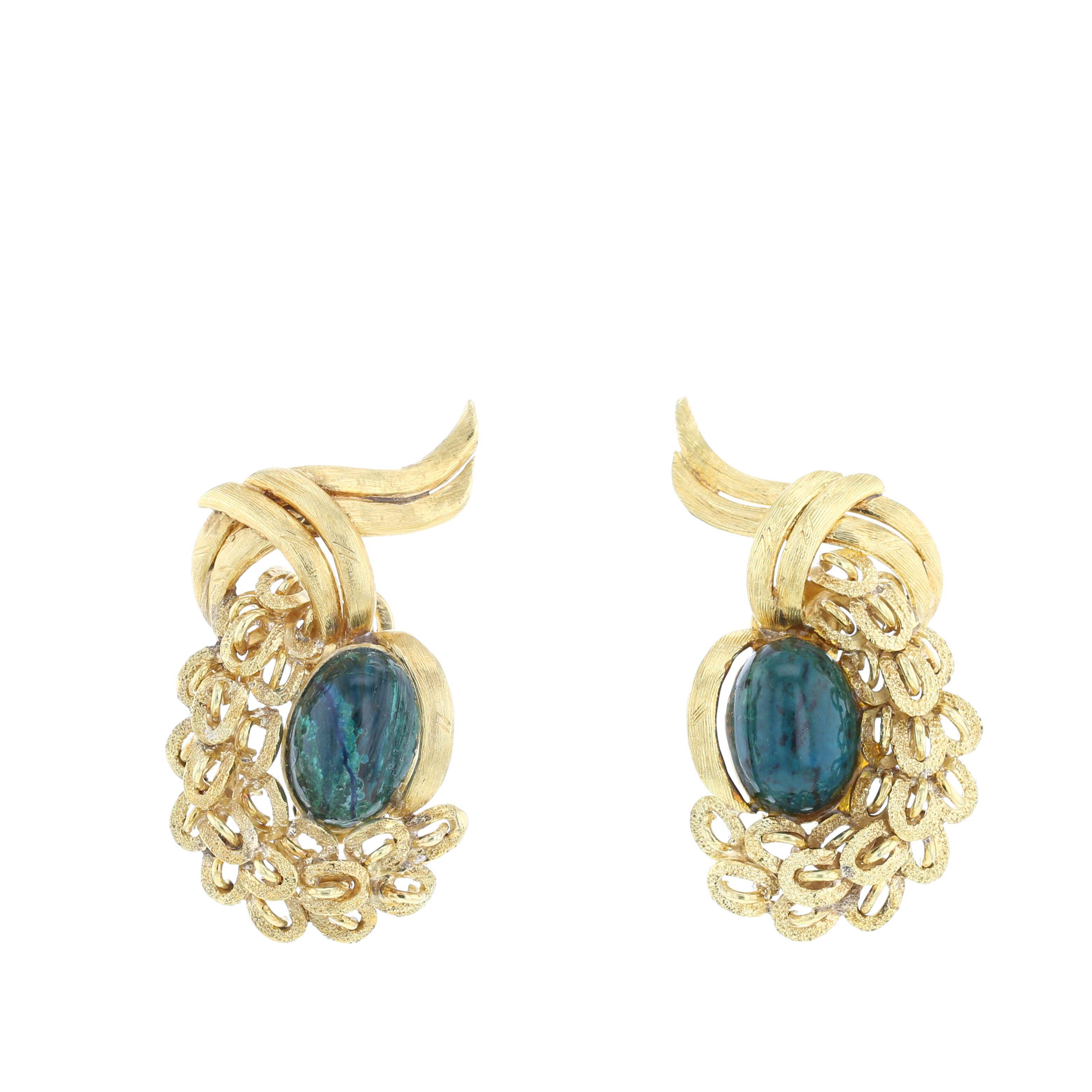 Boucles d'oreilles Vintage Golden Brown main image 1
