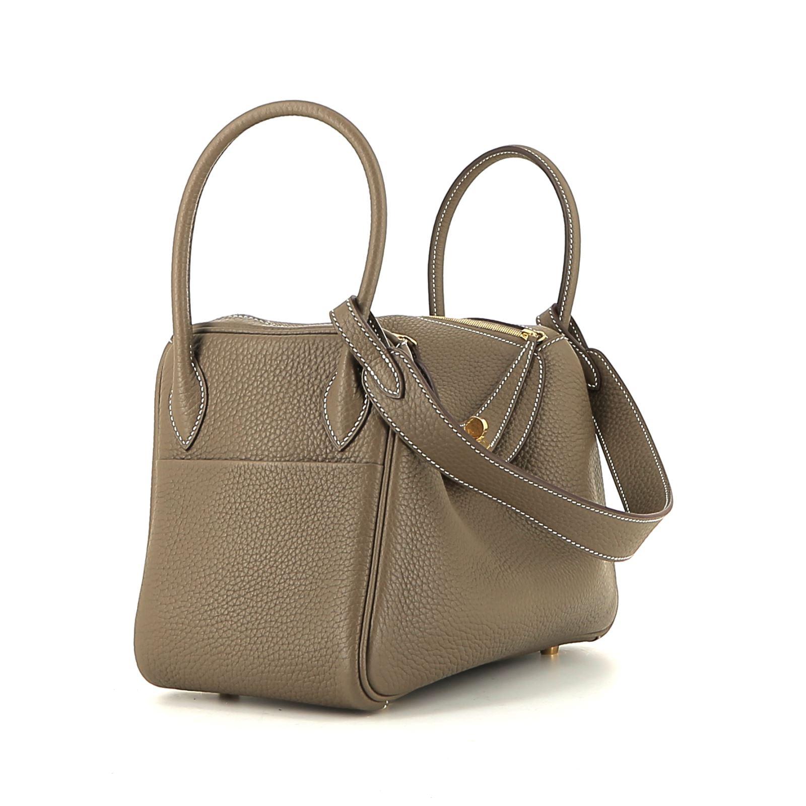Hermès  Lindy 26 cm handbag  in etoupe togo leather