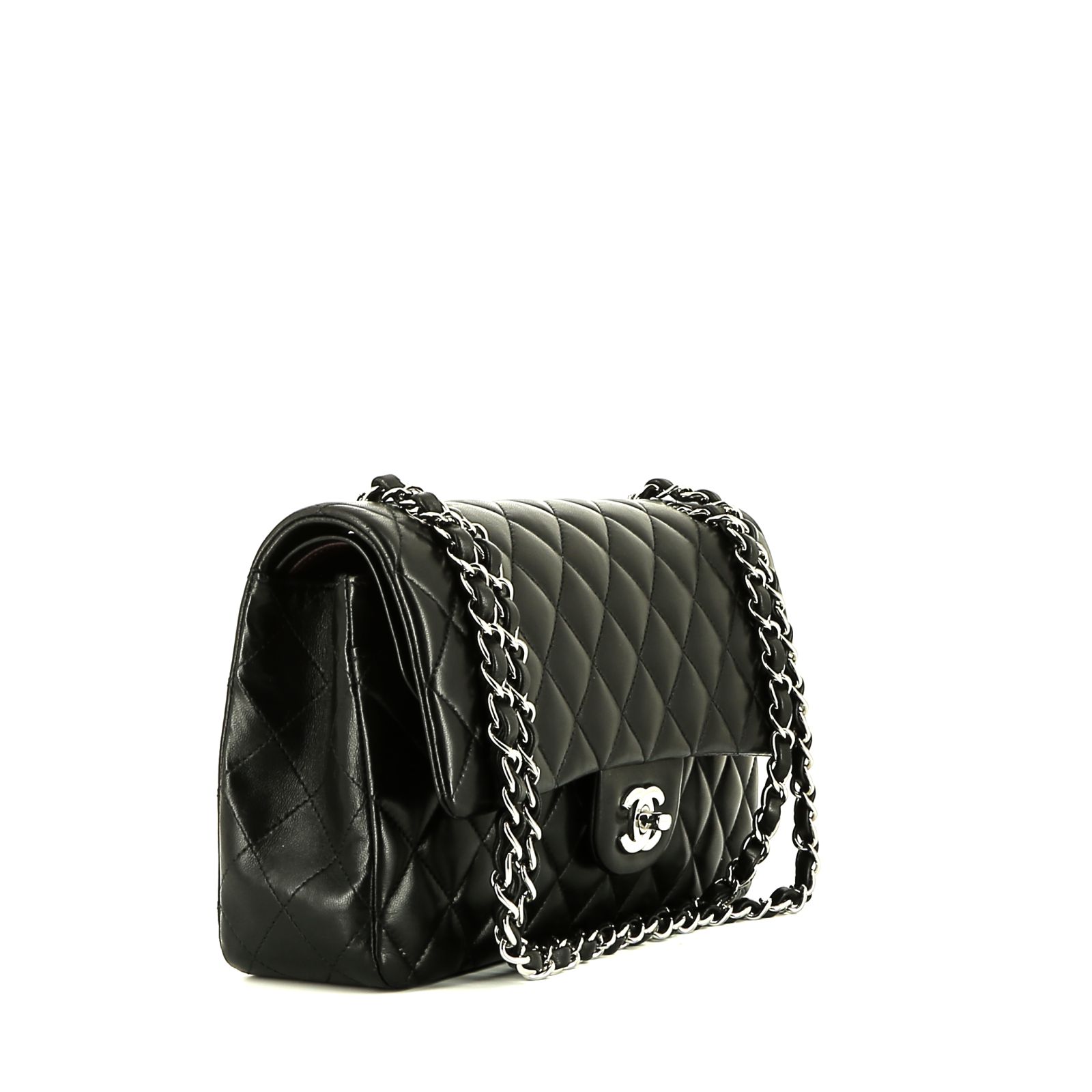 Chanel  Timeless Classic handbag  in black quilted leather