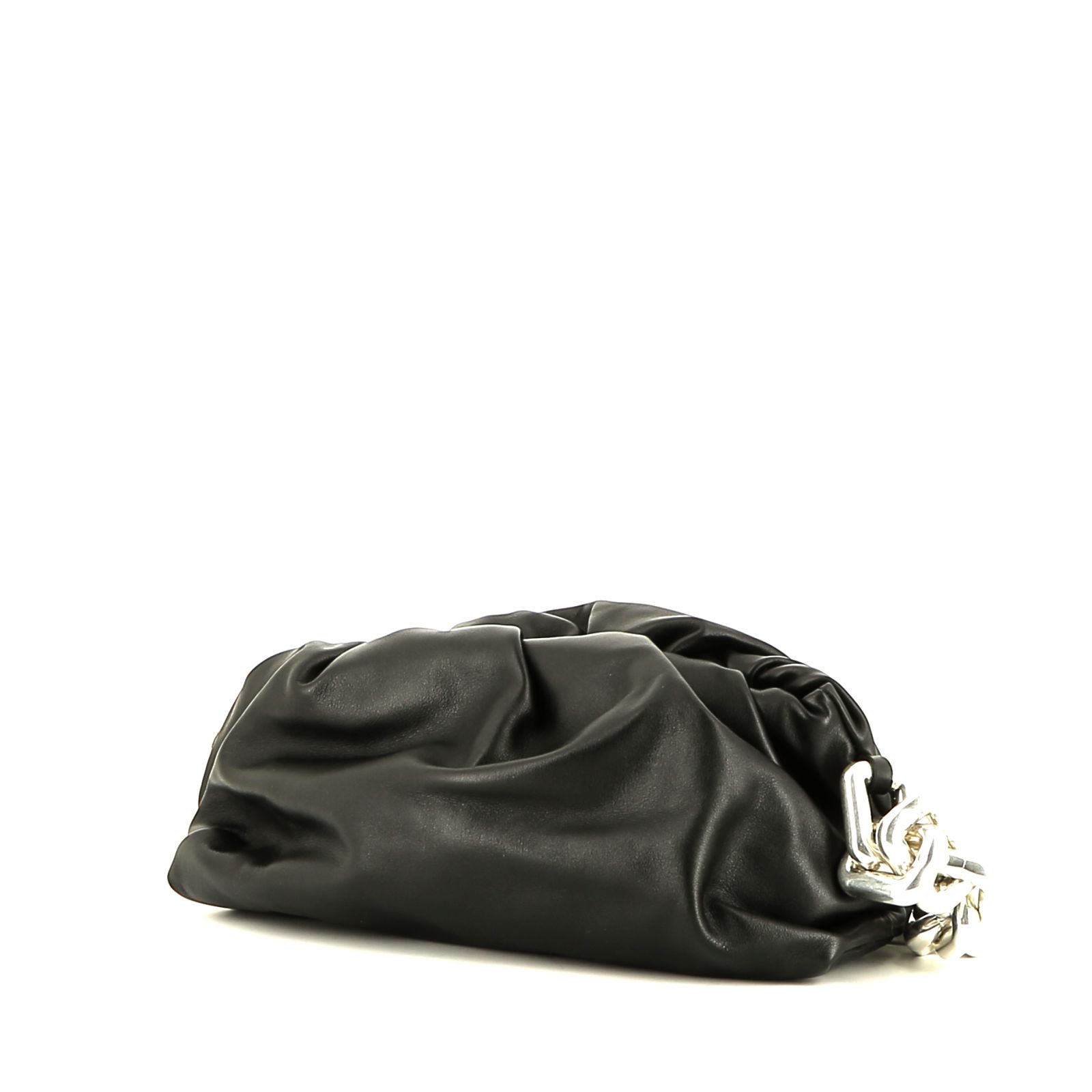 Bottega Veneta  Pouch handbag  in black leather
