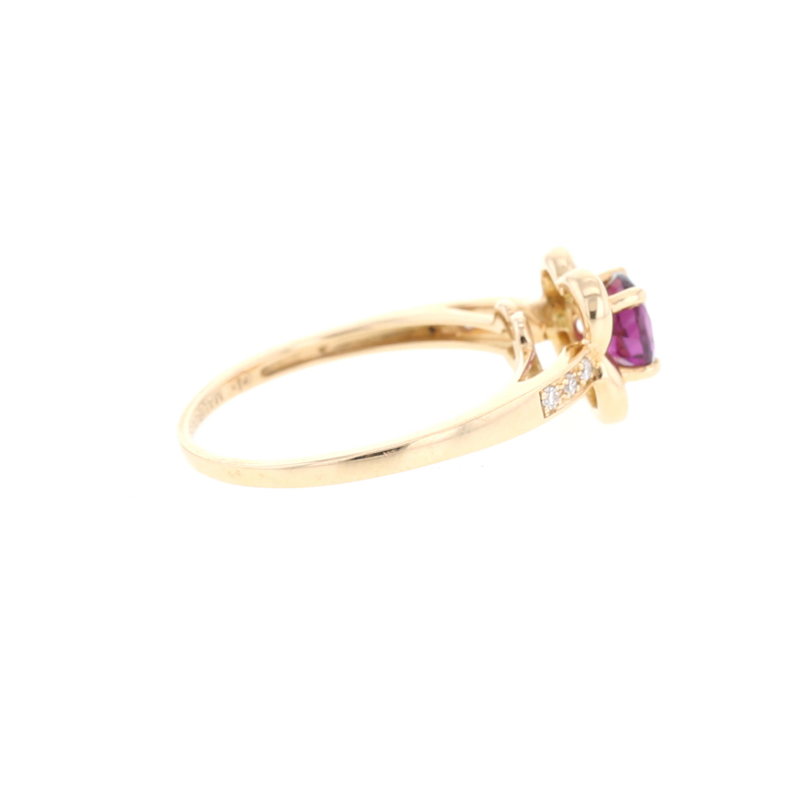 Anello Mauboussin Désirez Amour in oro rosa, diamanti e tormalina