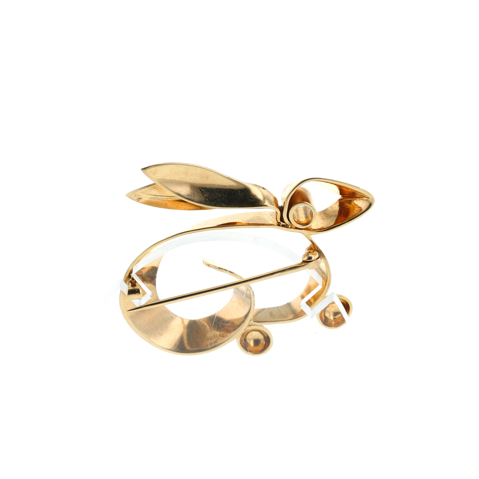 Spilla Tiffany 
Co  in oro giallo 14k