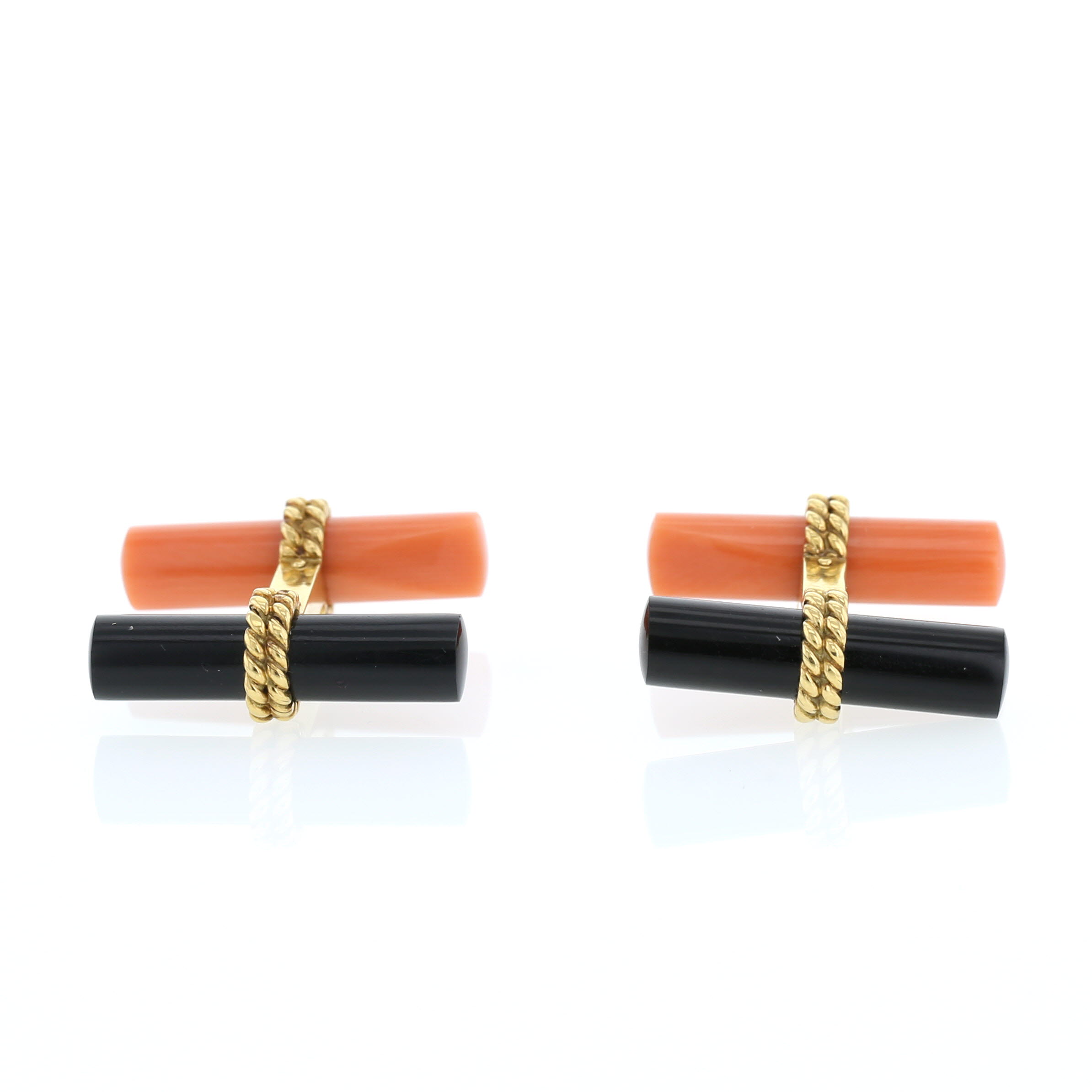 Paire De Boutons De Manchette Vintage - Modèle (94-39) - Bijou Pour Chemise Homme