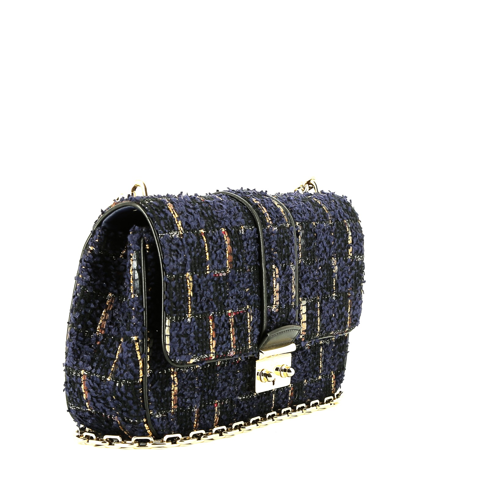 Dior  Promenade handbag  in blue and black canvas