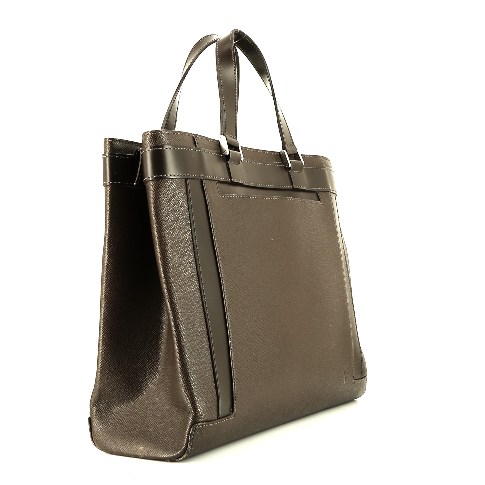 Sac à main Louis Vuitton  Kazbek en cuir taiga marron