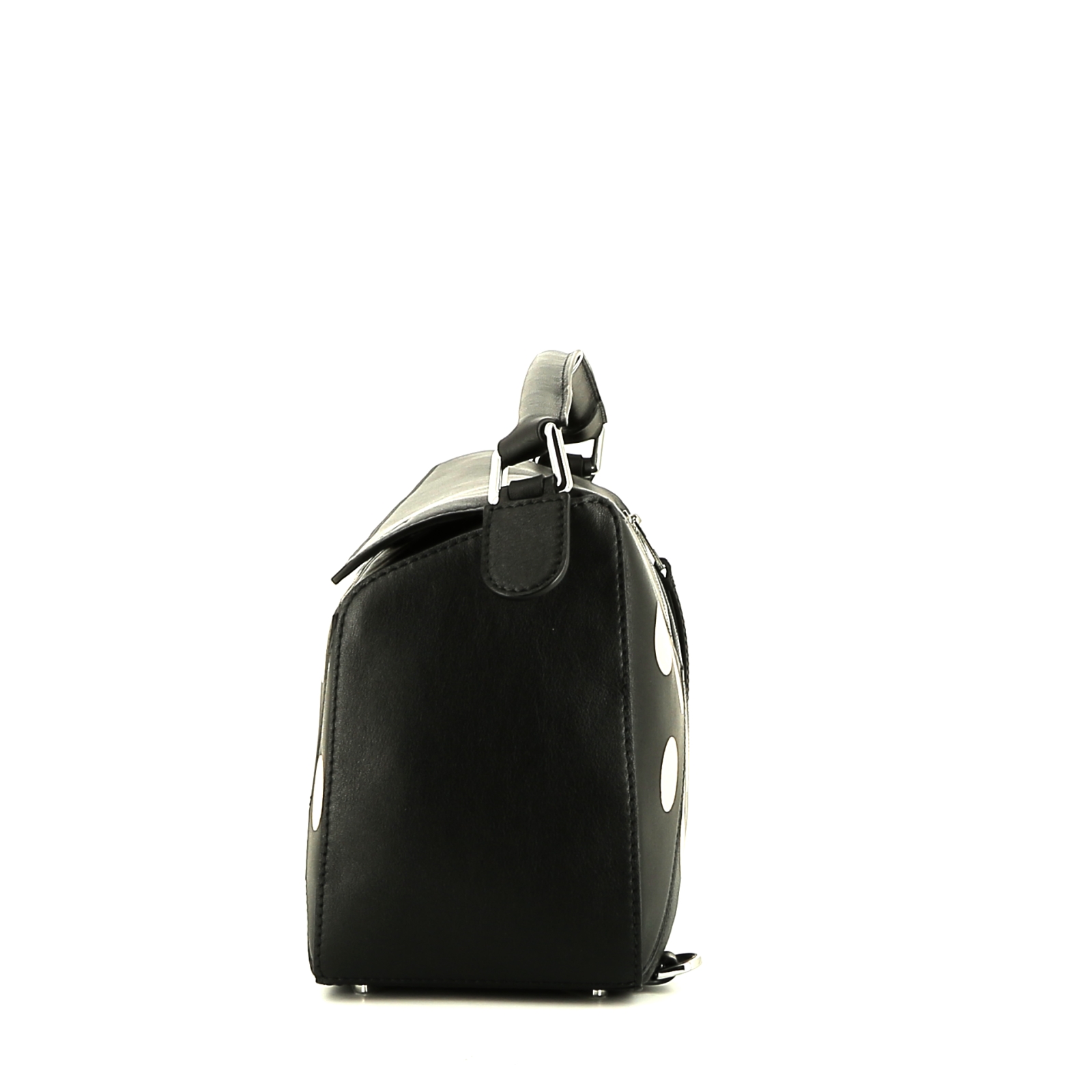 Puzzle Shoulder Bag In Black Leather