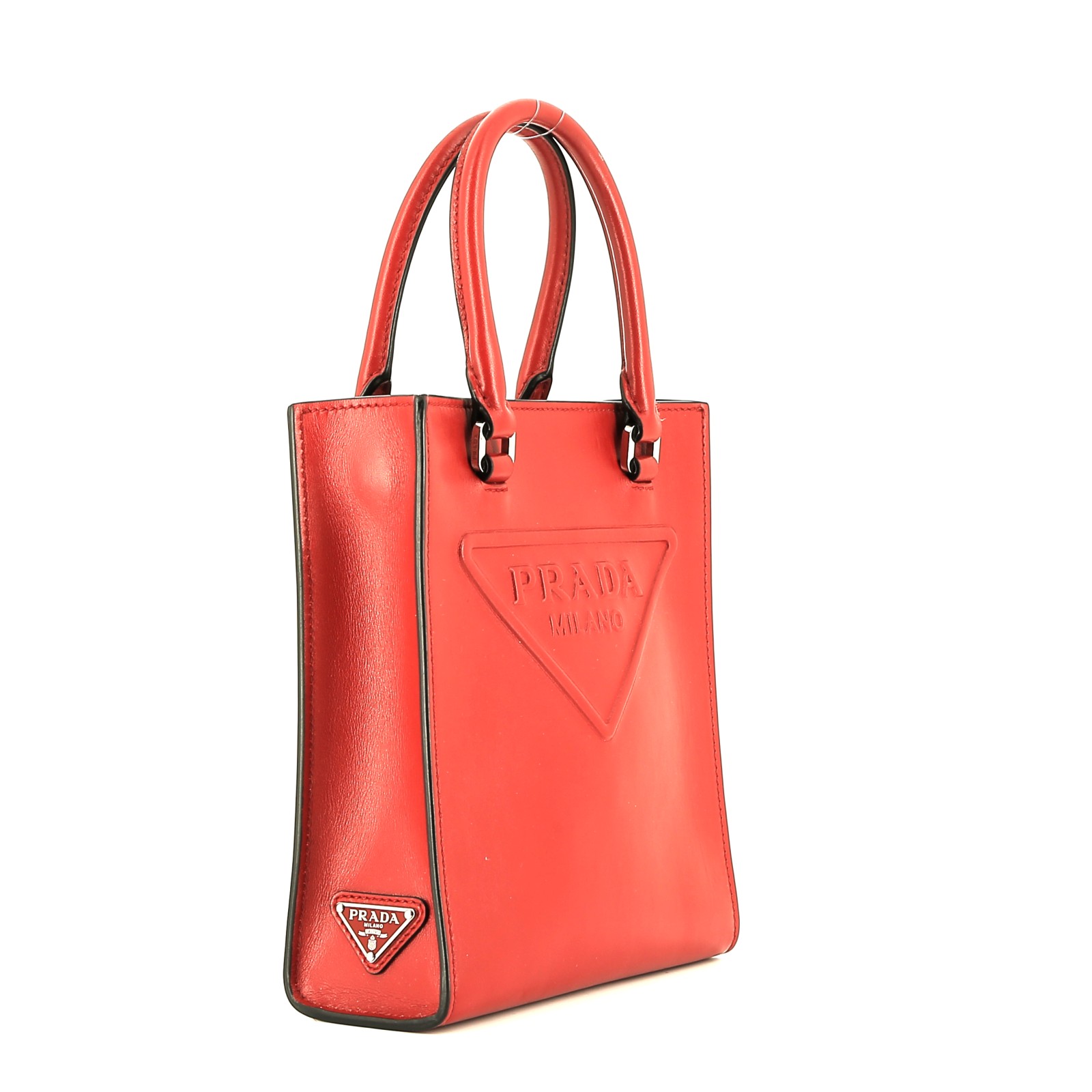 Borsa a tracolla Prada   in pelle rossa
