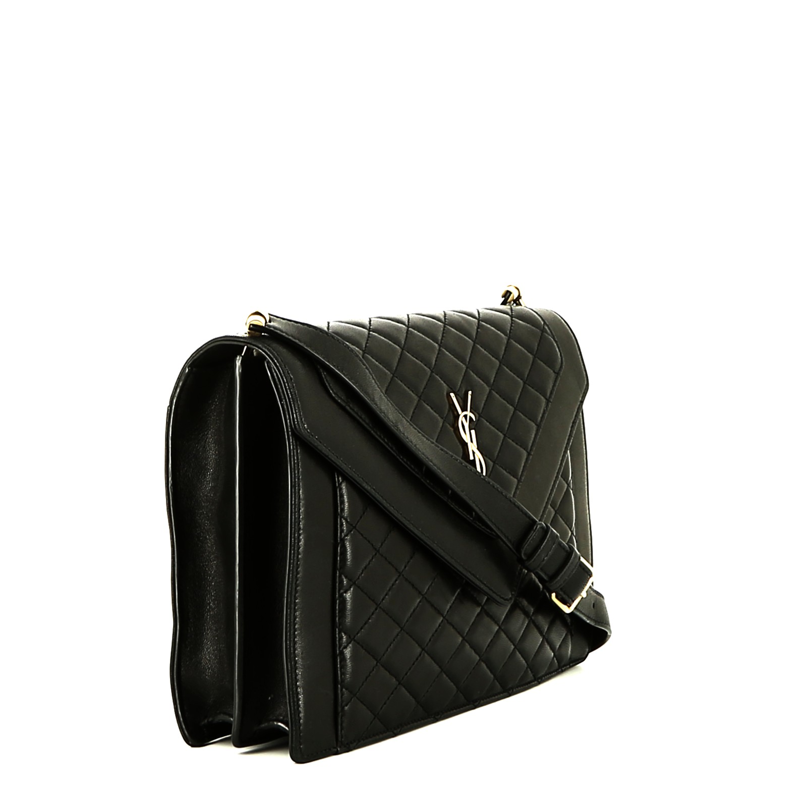 Saint Laurent  Gaby handbag  in black quilted leather