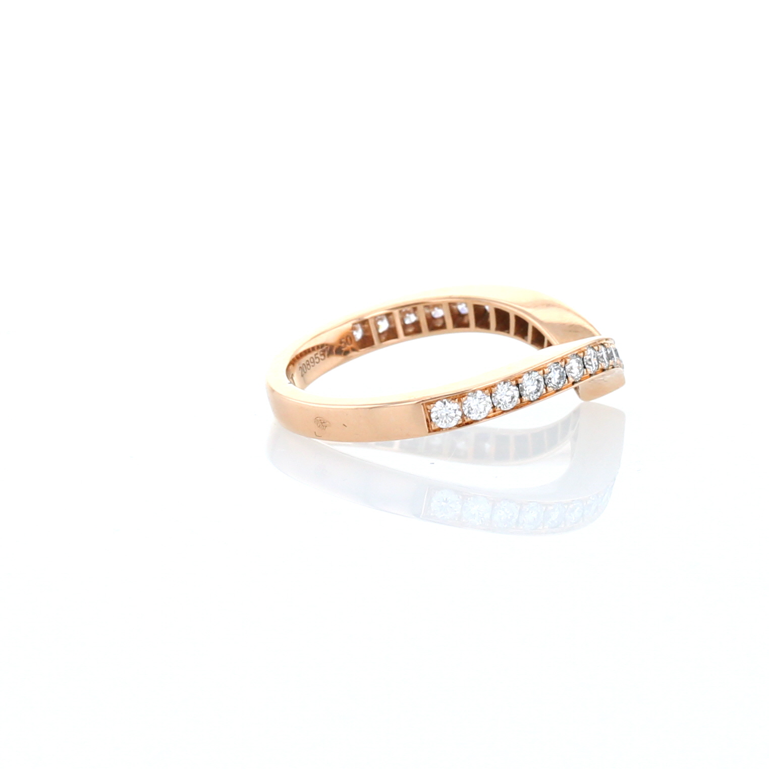 Bague Chaumet Joséphine Aigrette en or rose et diamants