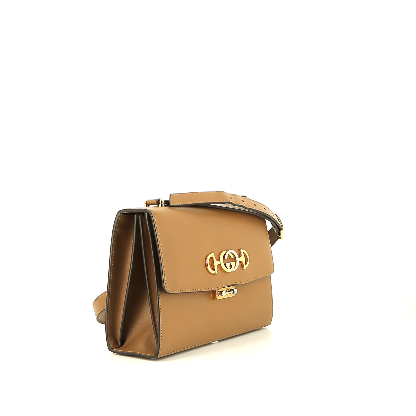 Gucci  Zumi shoulder bag  in beige leather