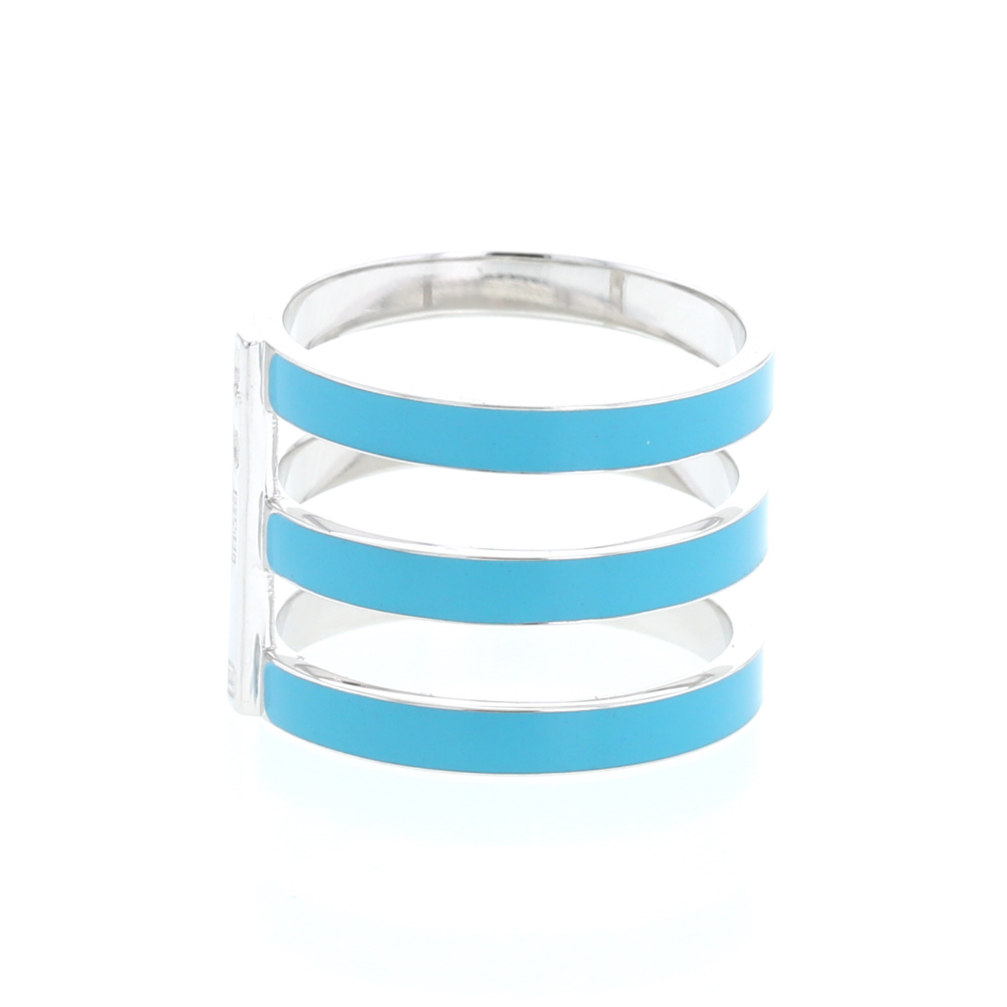 Repossi Berbère ring in white gold and enamel