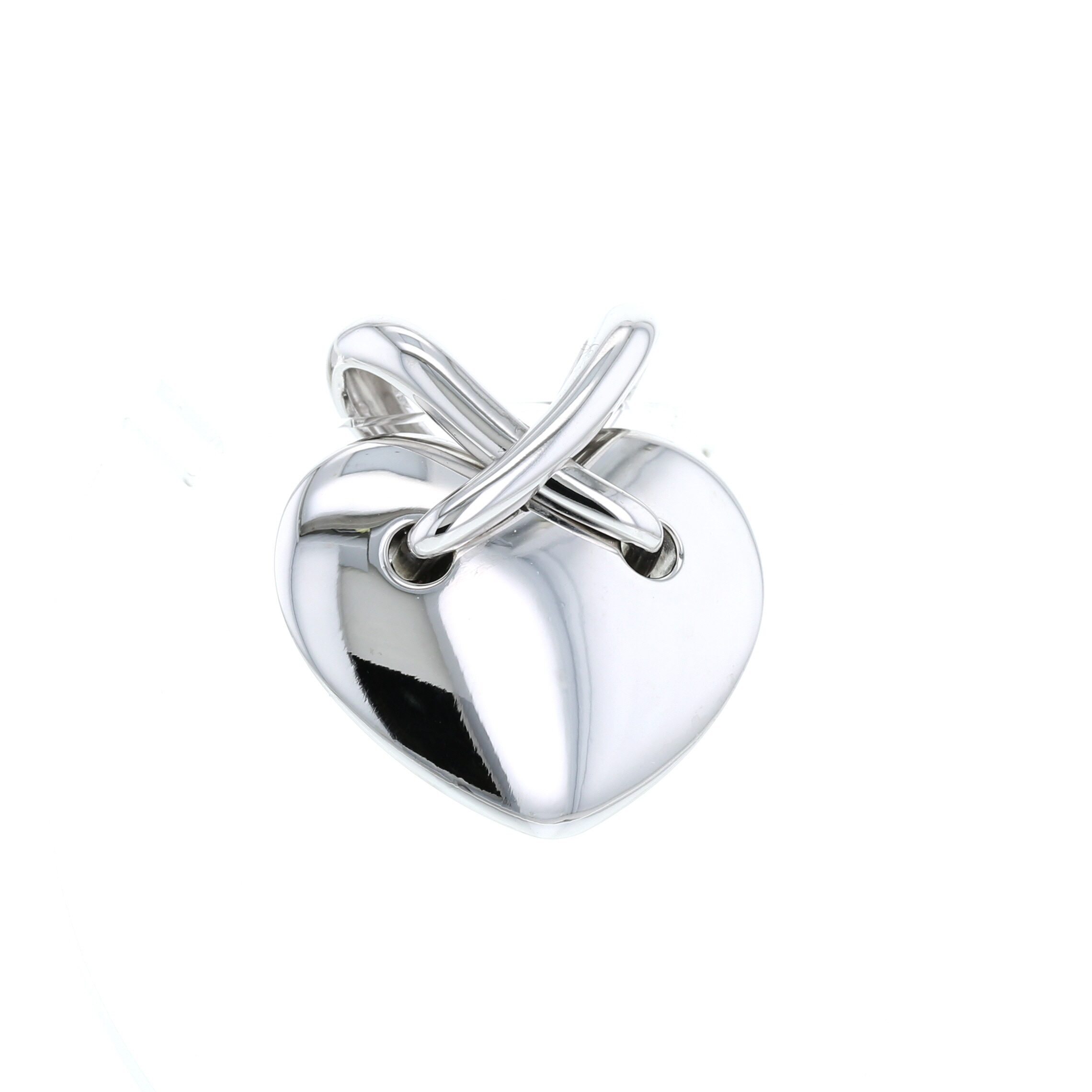 Ciondolo Chaumet Lien modello grande in oro bianco