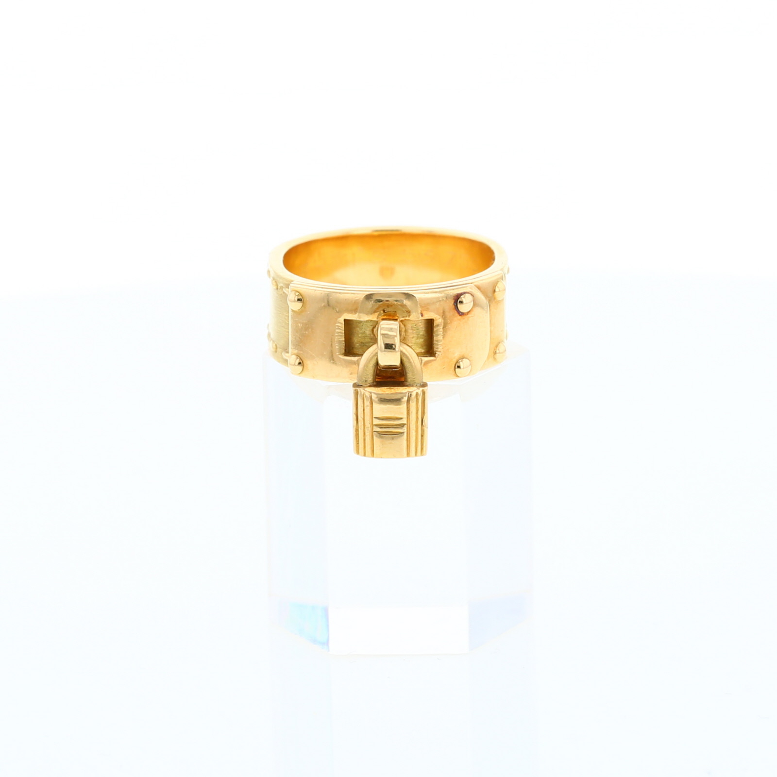 【タイムレスな魅力】HERMES リング Bague Kelly YellowGold Hermès Kelly Ring 398586 | Collector Square