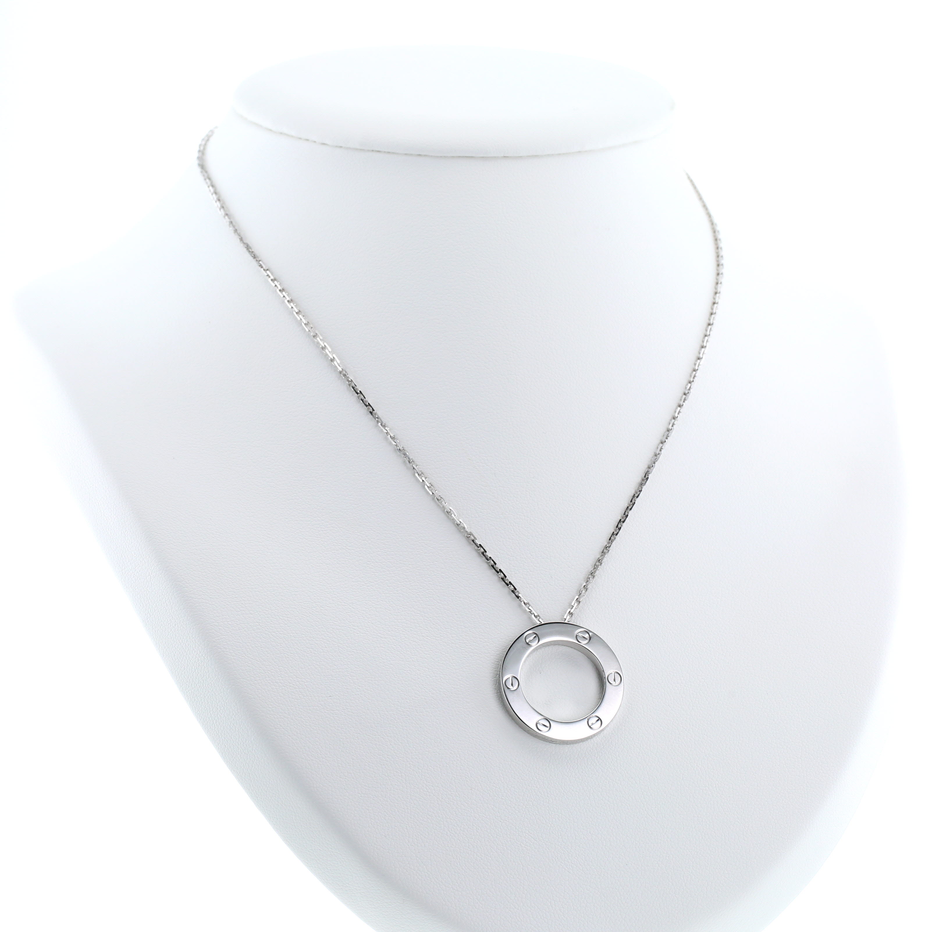 Collar Cartier Love de oro blanco